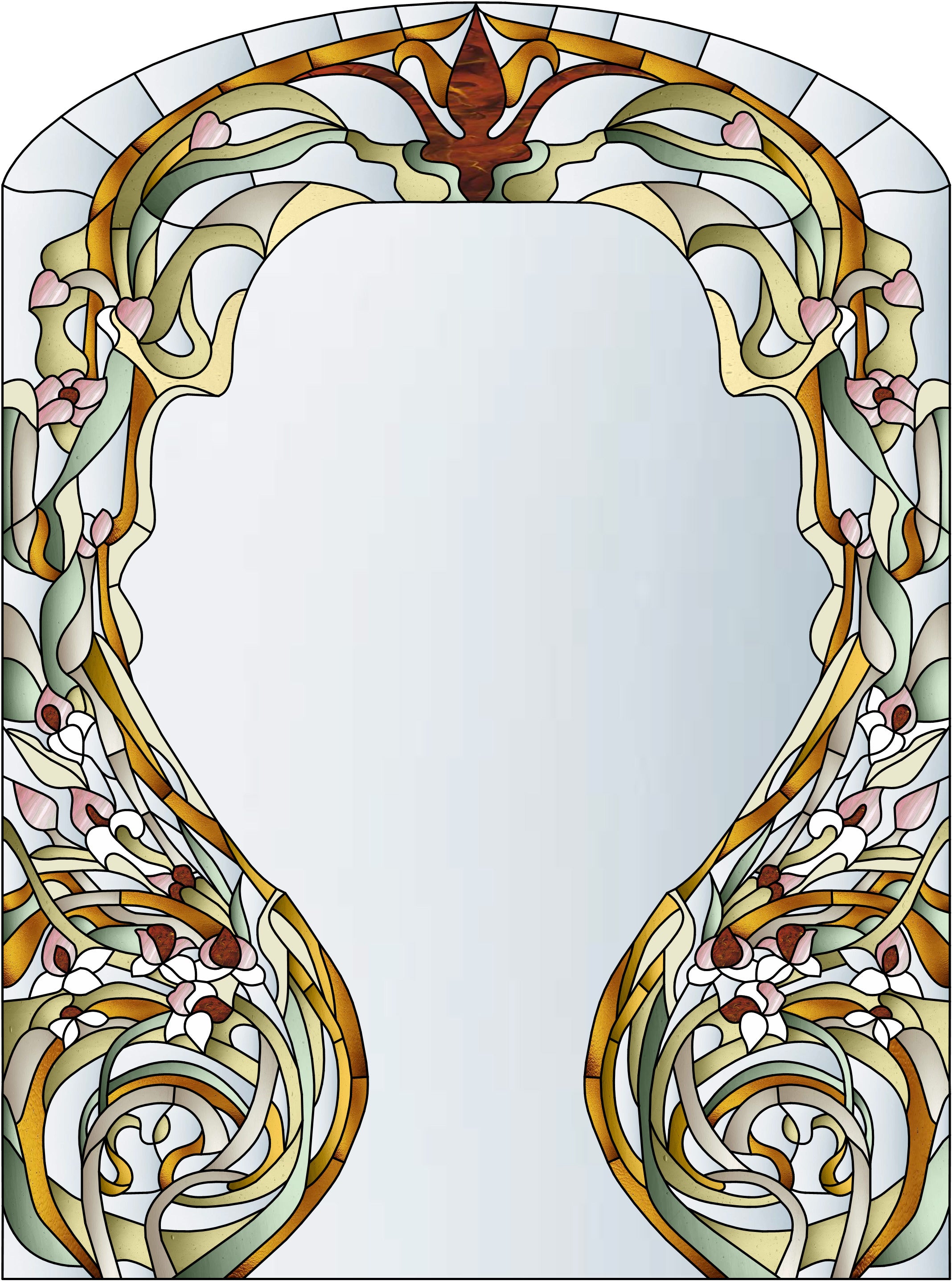 Artistic Stained Glass #ELLE-6