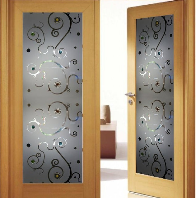Glass door inserts