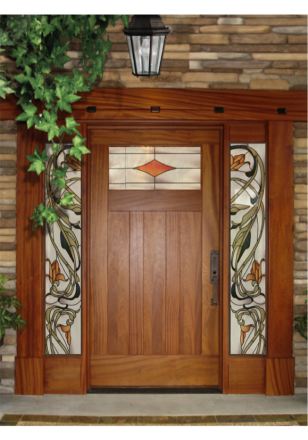 Glass door inserts