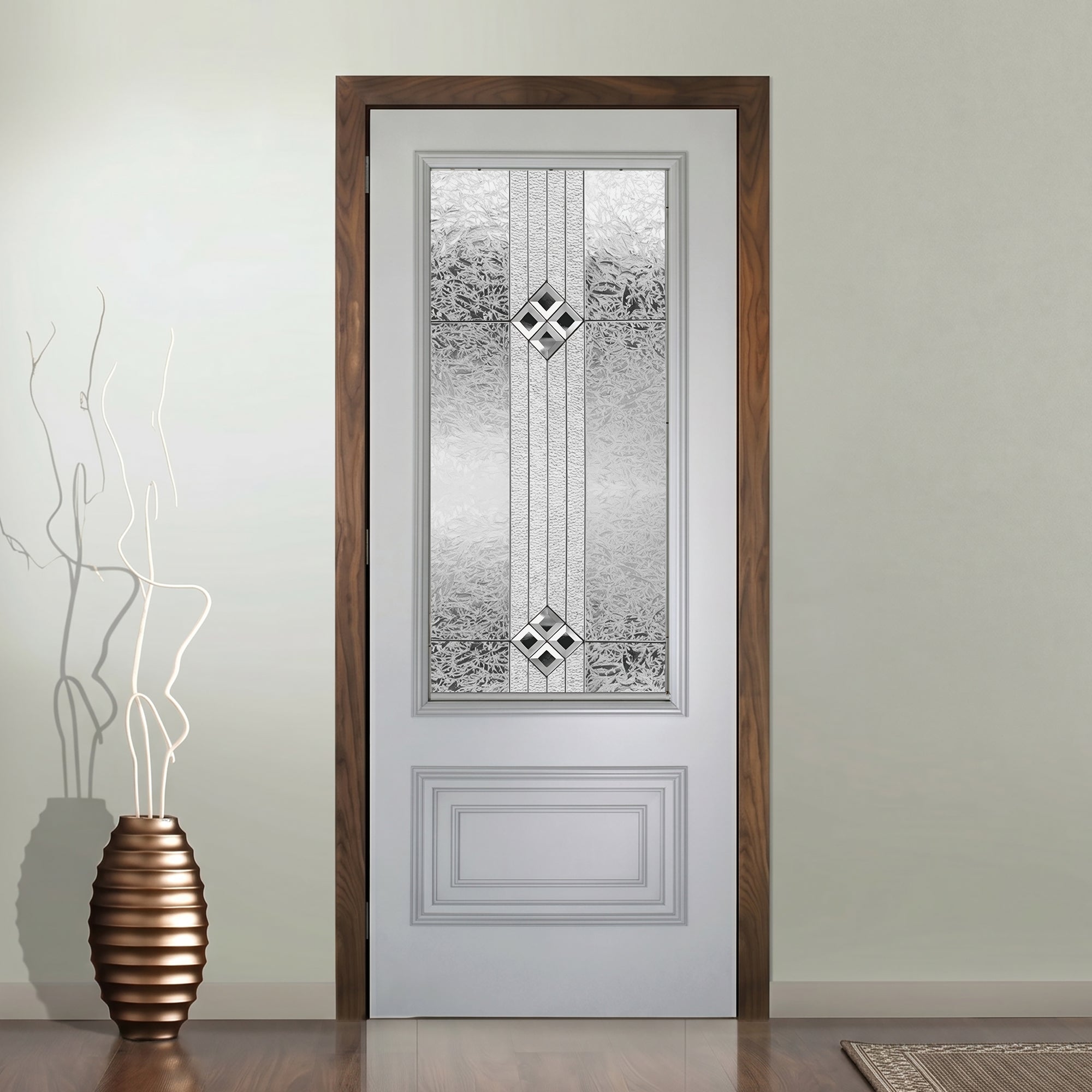 Glass door inserts