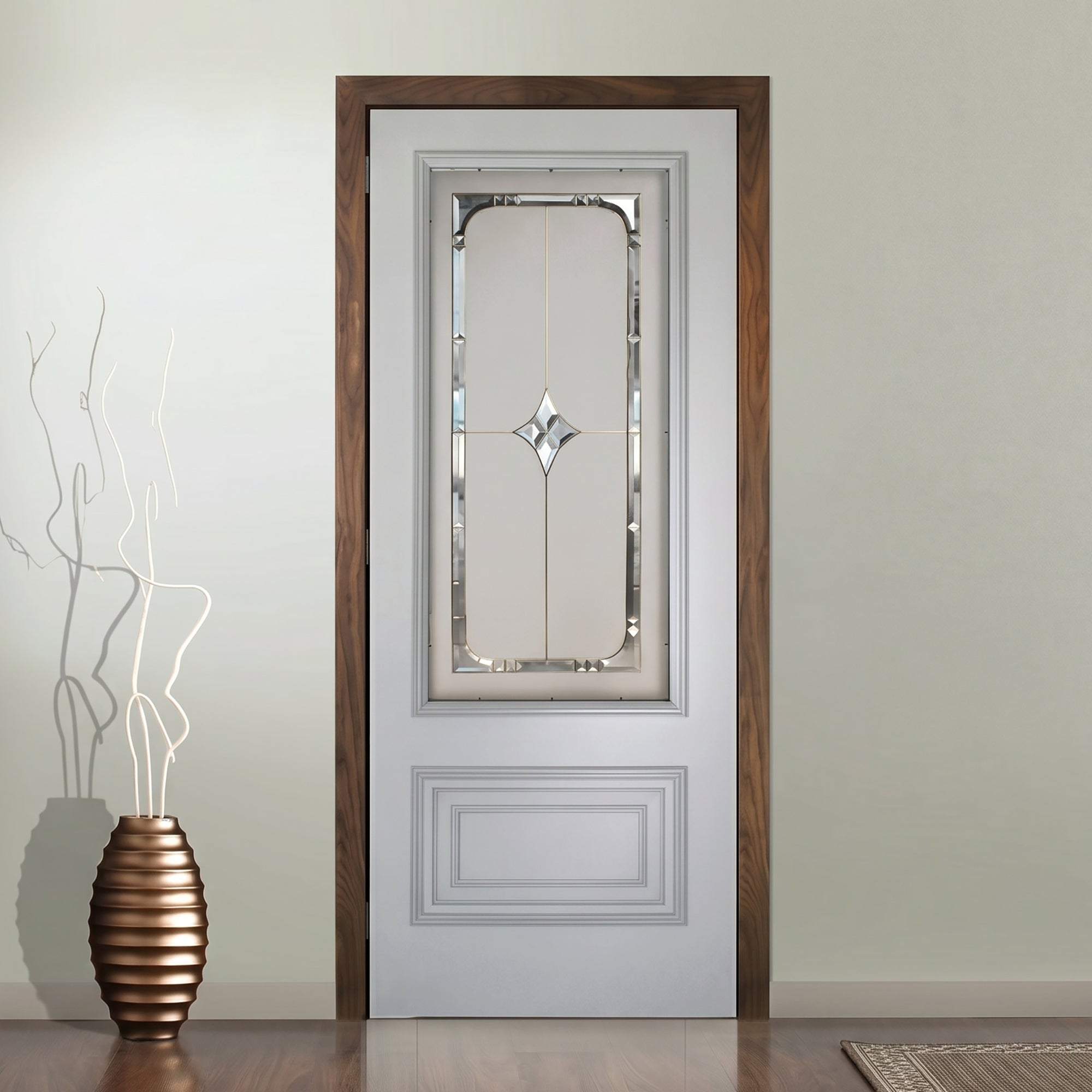 Glass door inserts