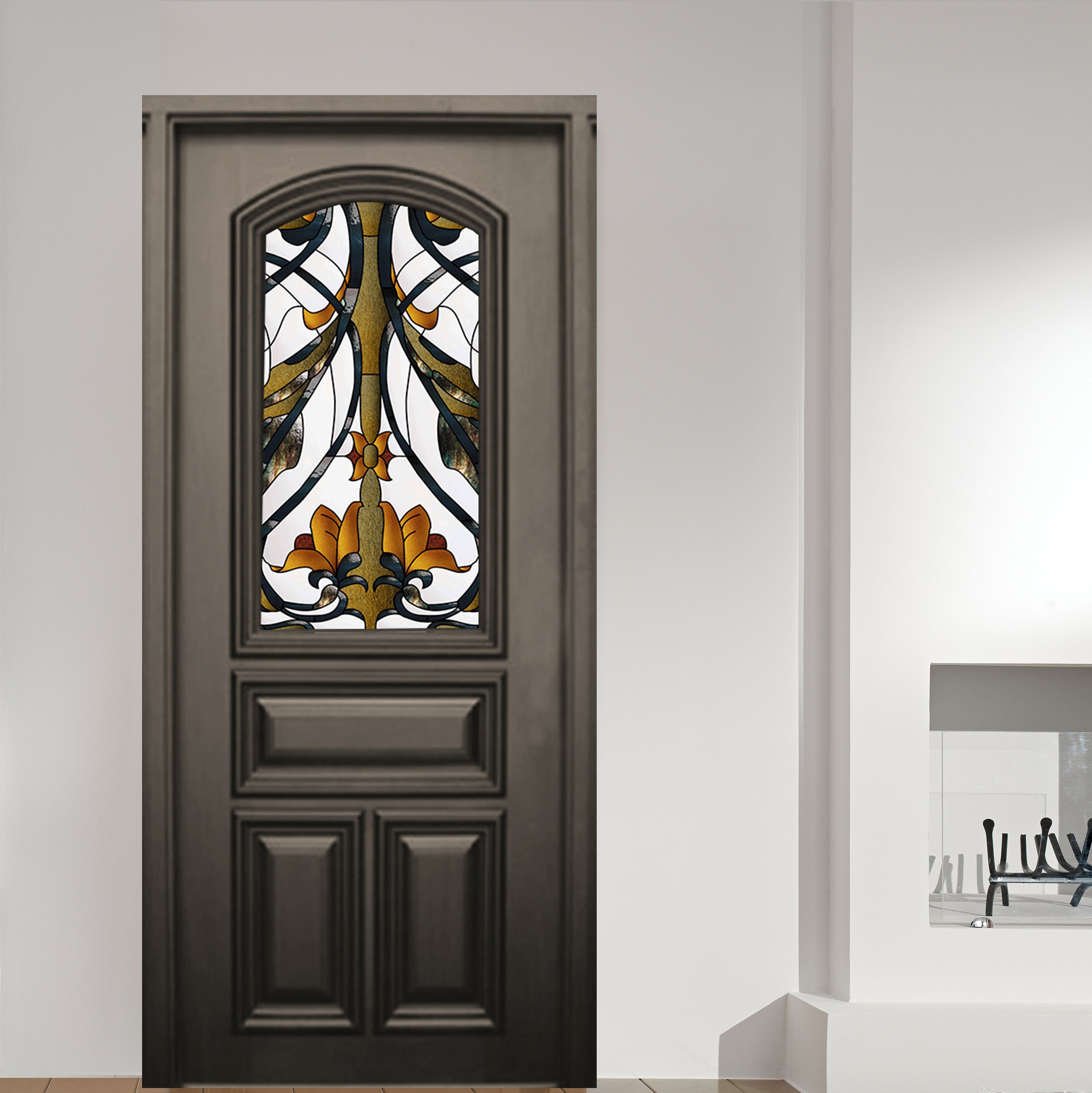 Glass door inserts