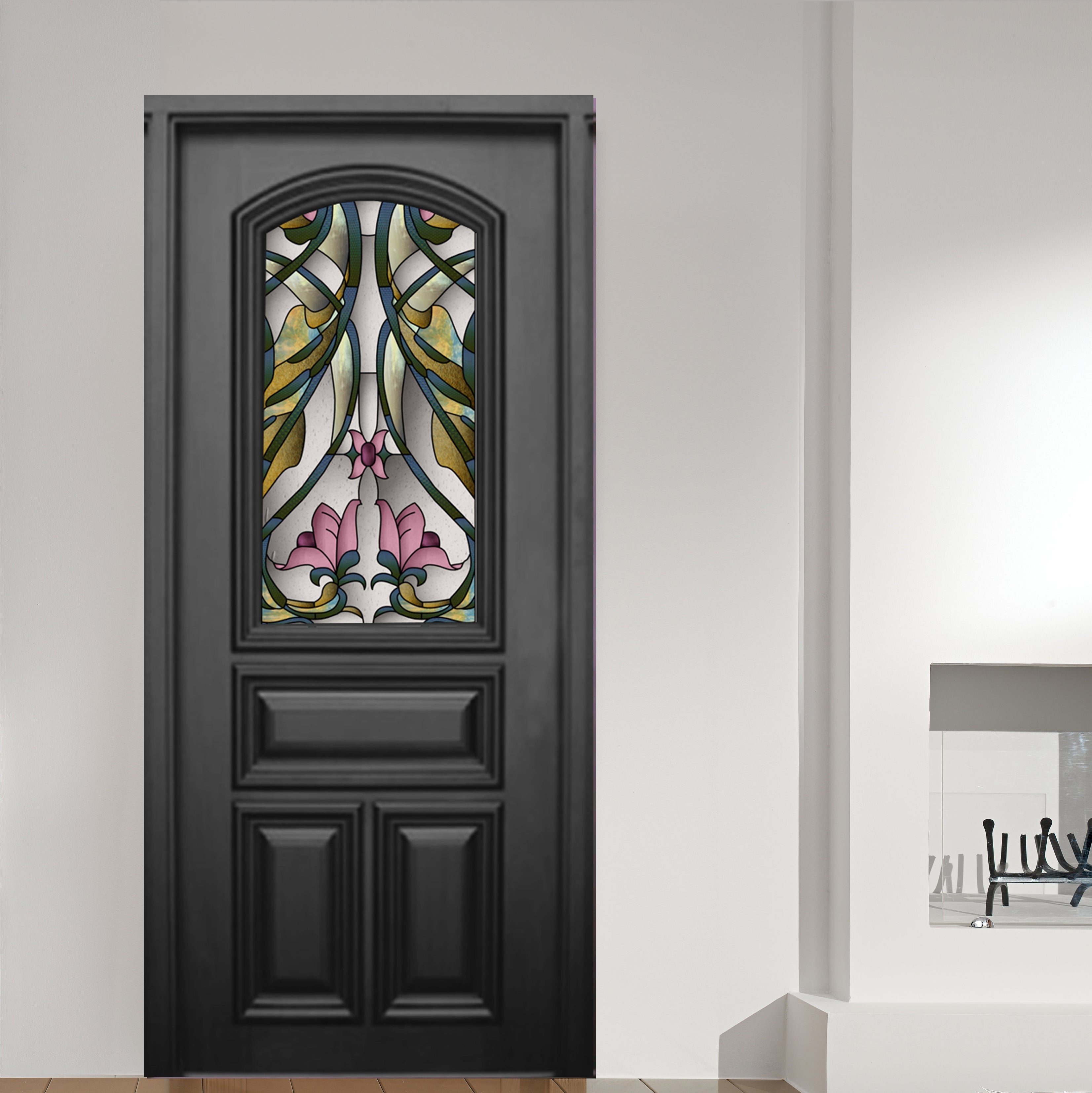 Glass door inserts