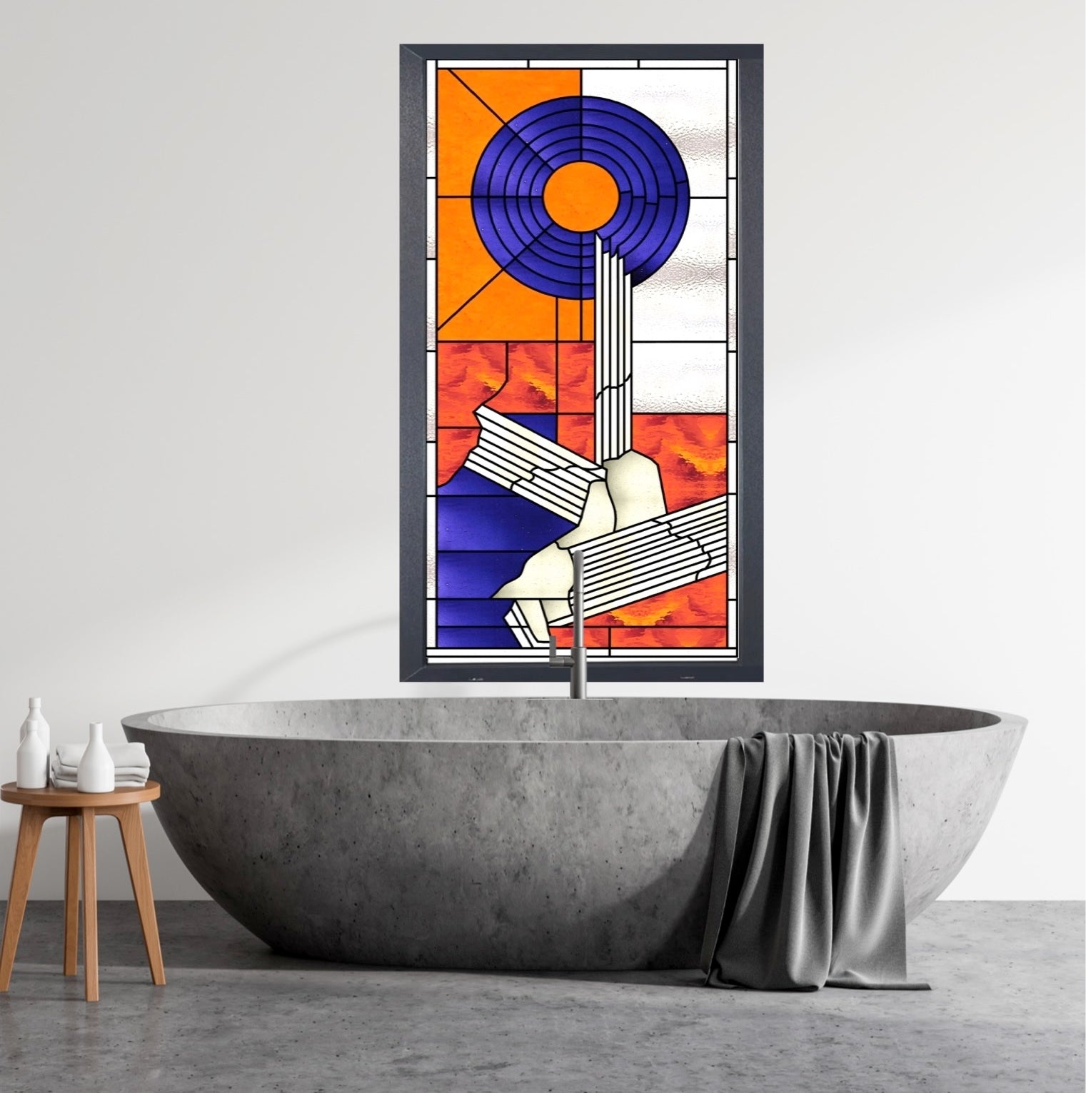 Artistic Stained Glass #GEOMETRIC-1