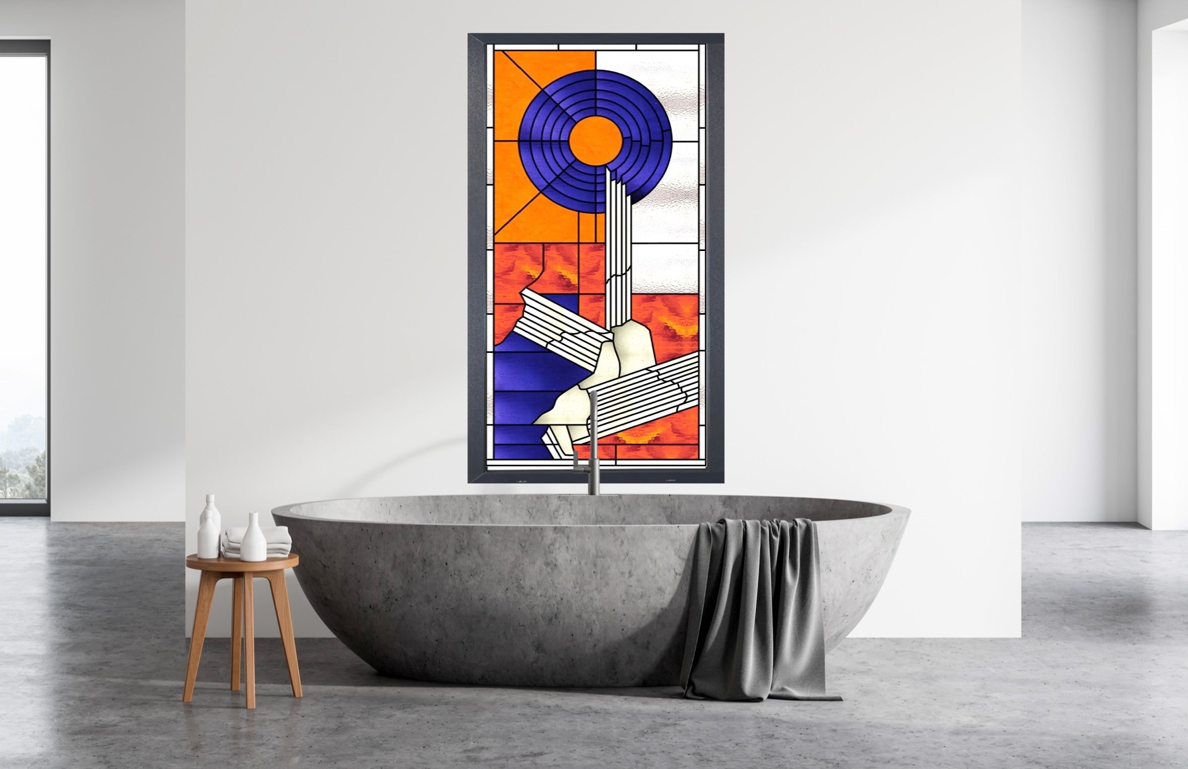 Artistic Stained Glass #GEOMETRIC-1
