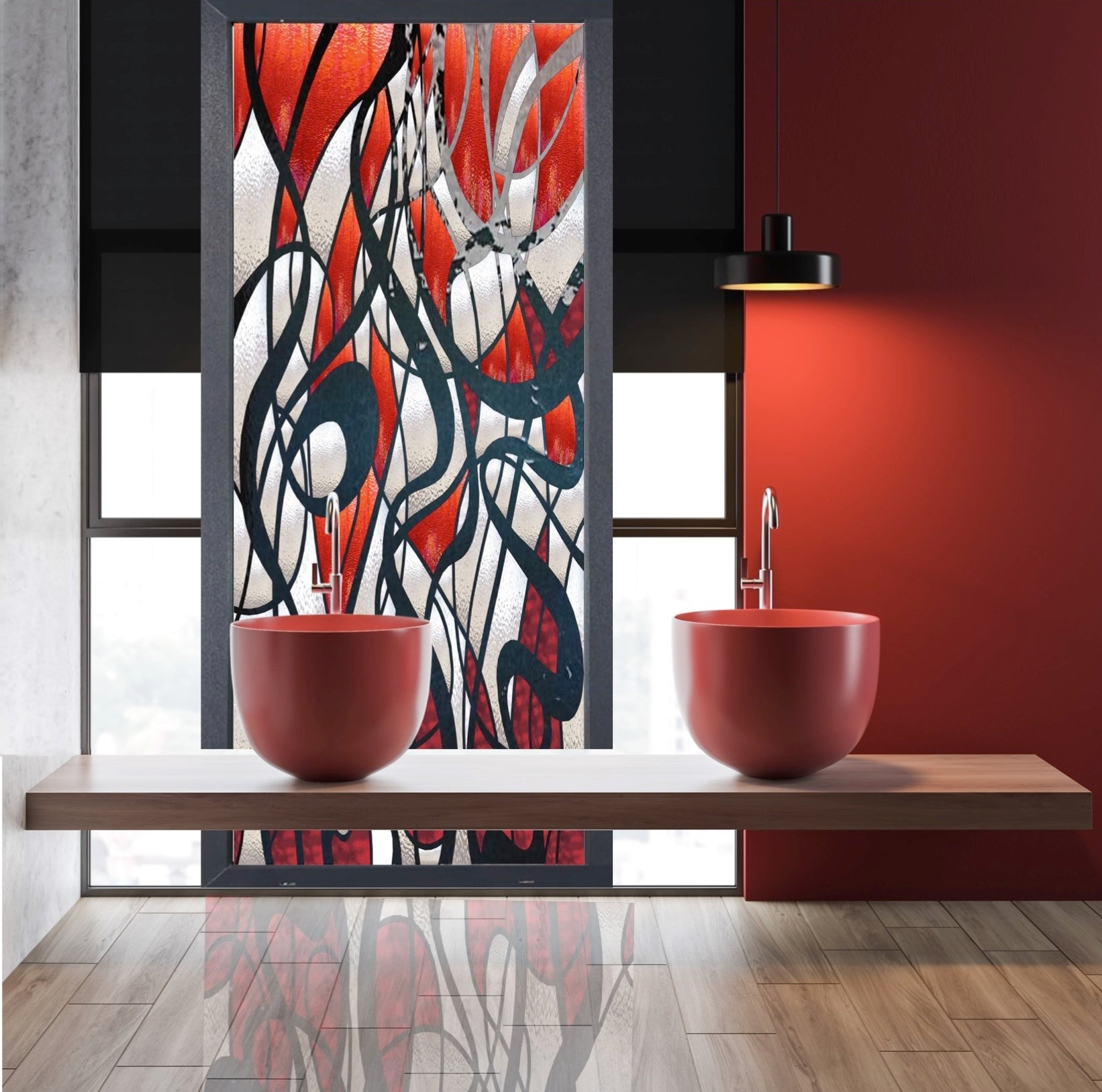 Artistic Stained Glass #LINII-1