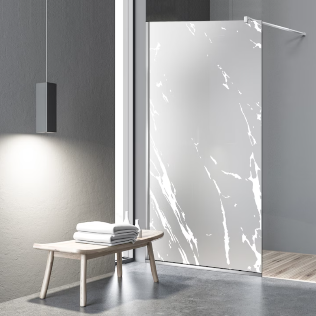 Shower Screens Walk-in, Shower wall Stainless steel, #Satin #Matt