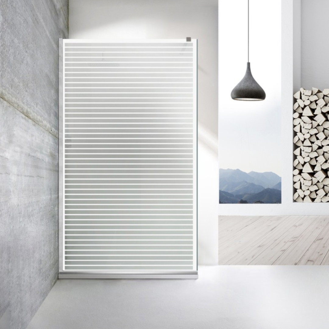 Shower Screens Walk-in, Shower wall Stainless steel, #Satin #Matt