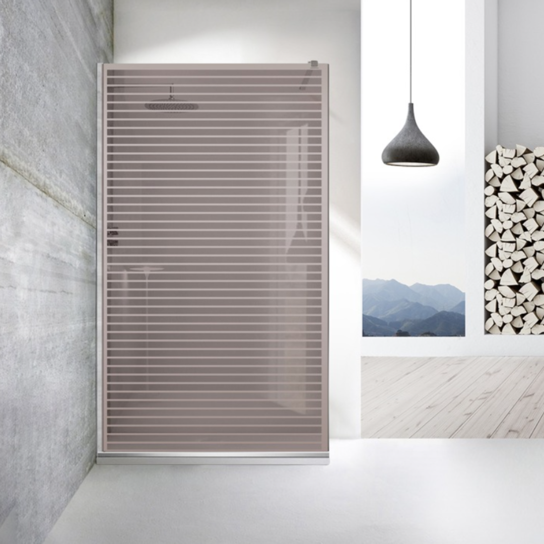 Shower Screens Walk-in, Shower wall Stainless steel, #Bronze #Bronze
