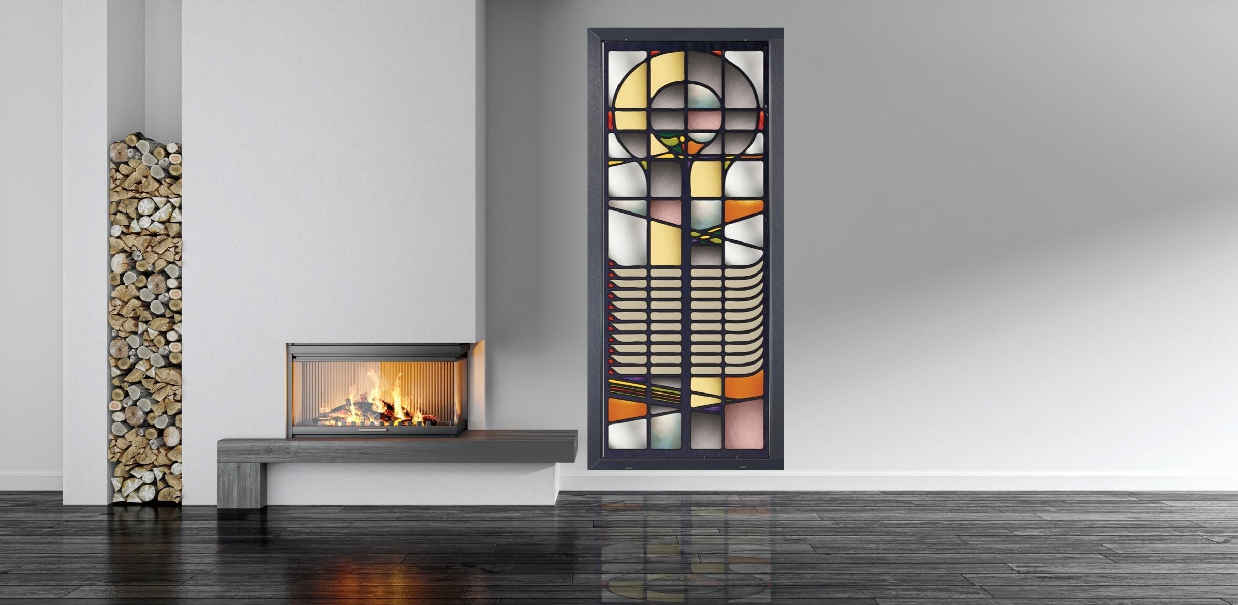 Artistic Stained Glass #ONE-1