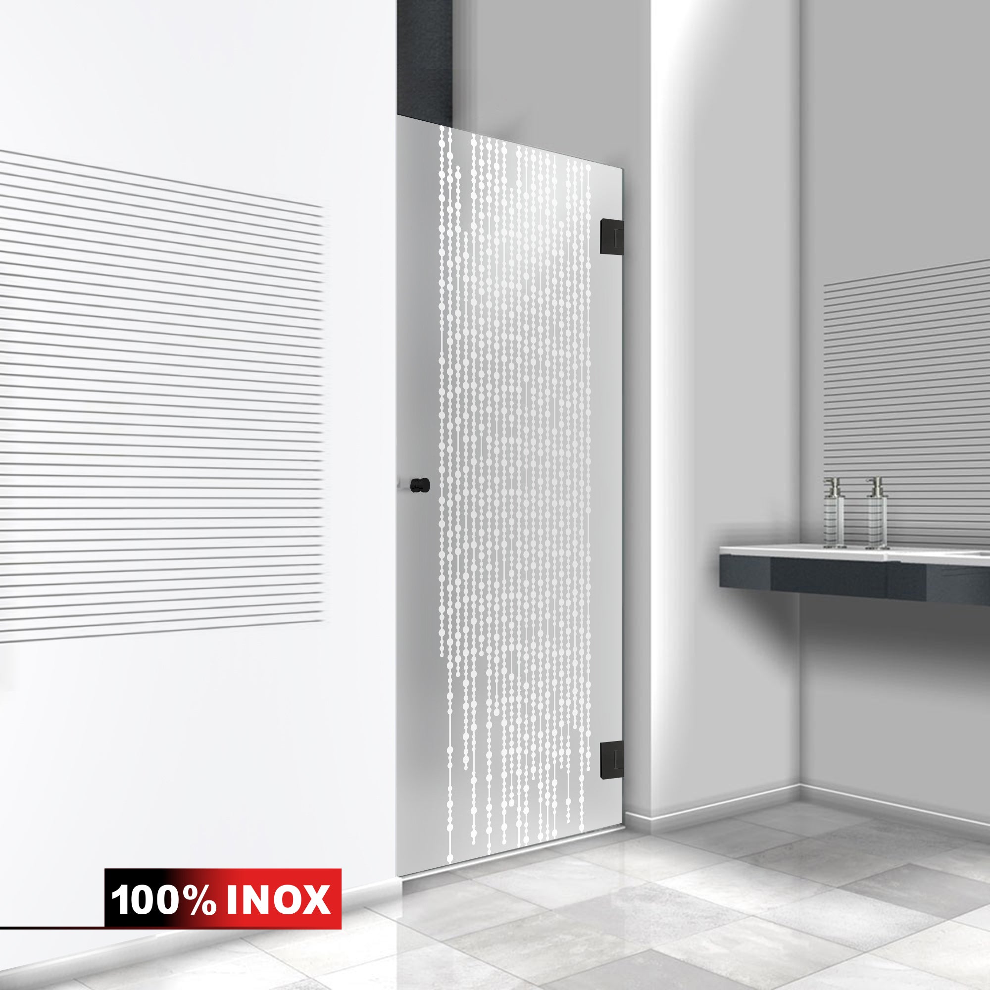 Shower Doors black #Satiné