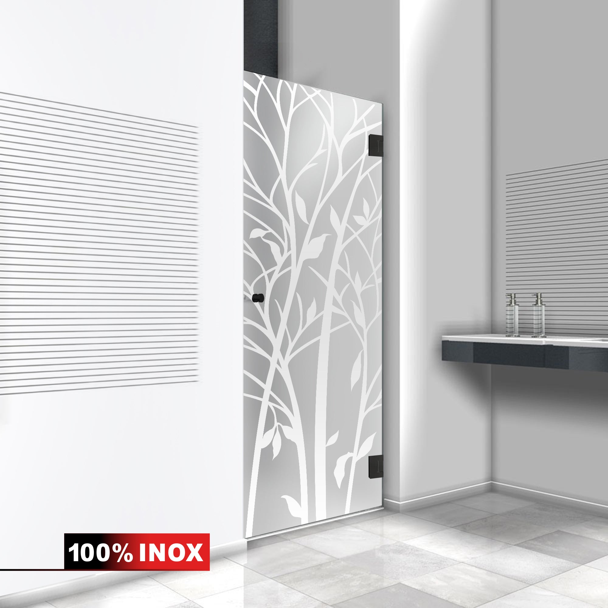 Shower Doors black #Satiné