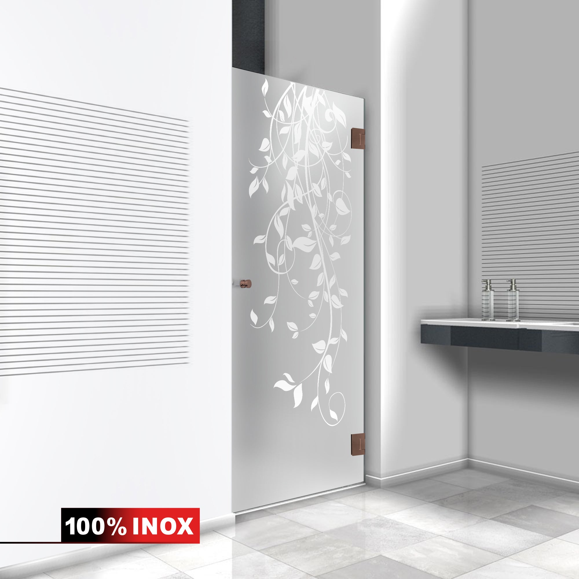 Shower Doors copper #Satiné