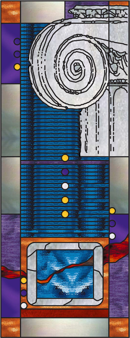 Artistic Stained Glass #ROMAN-5