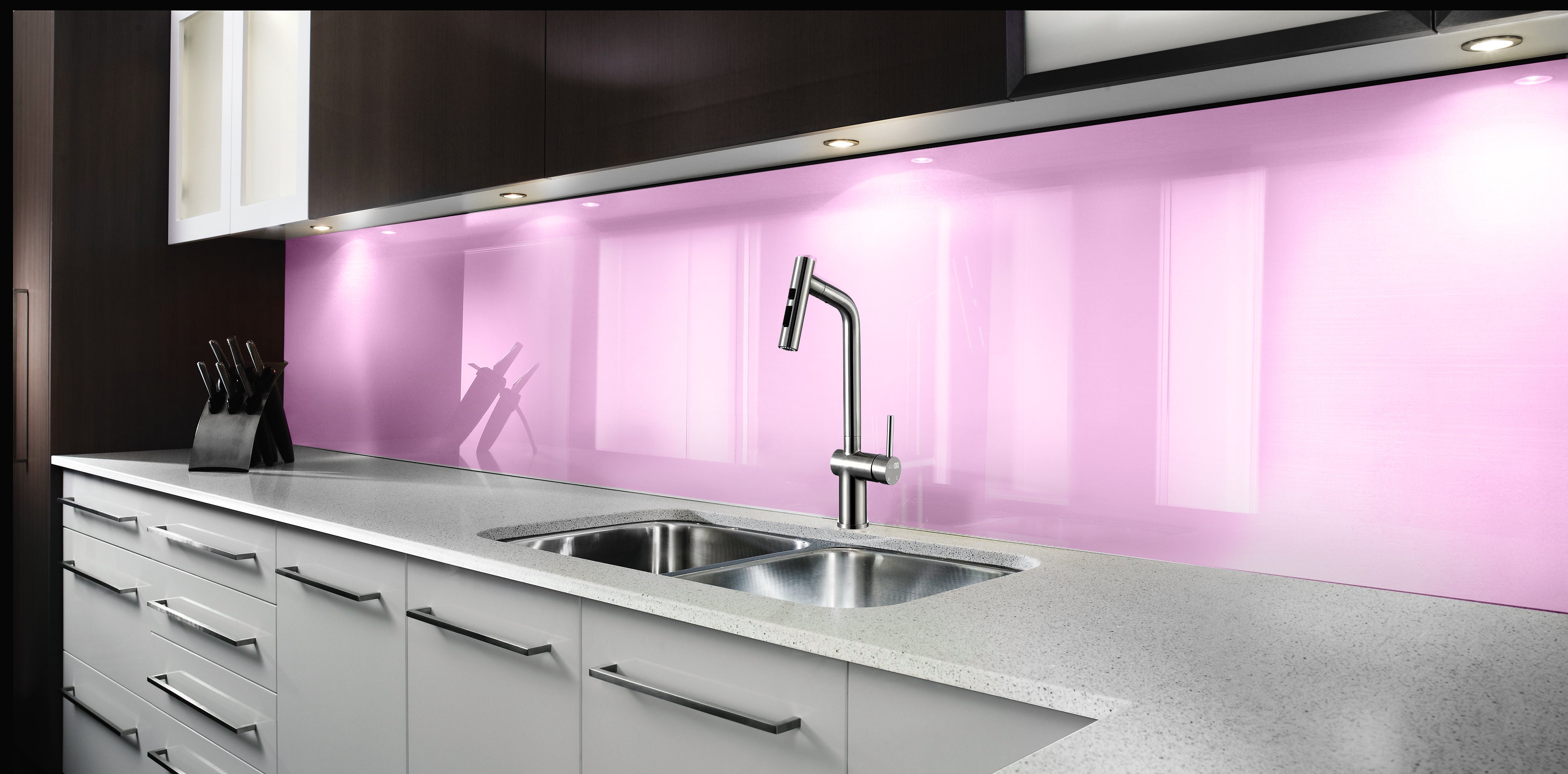 Painted glass kitchen splashbacks #2365