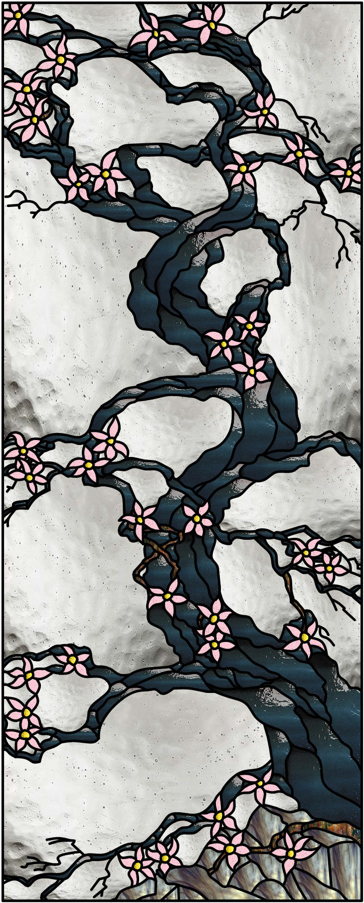 Artistic Stained Glass #TREE-2
