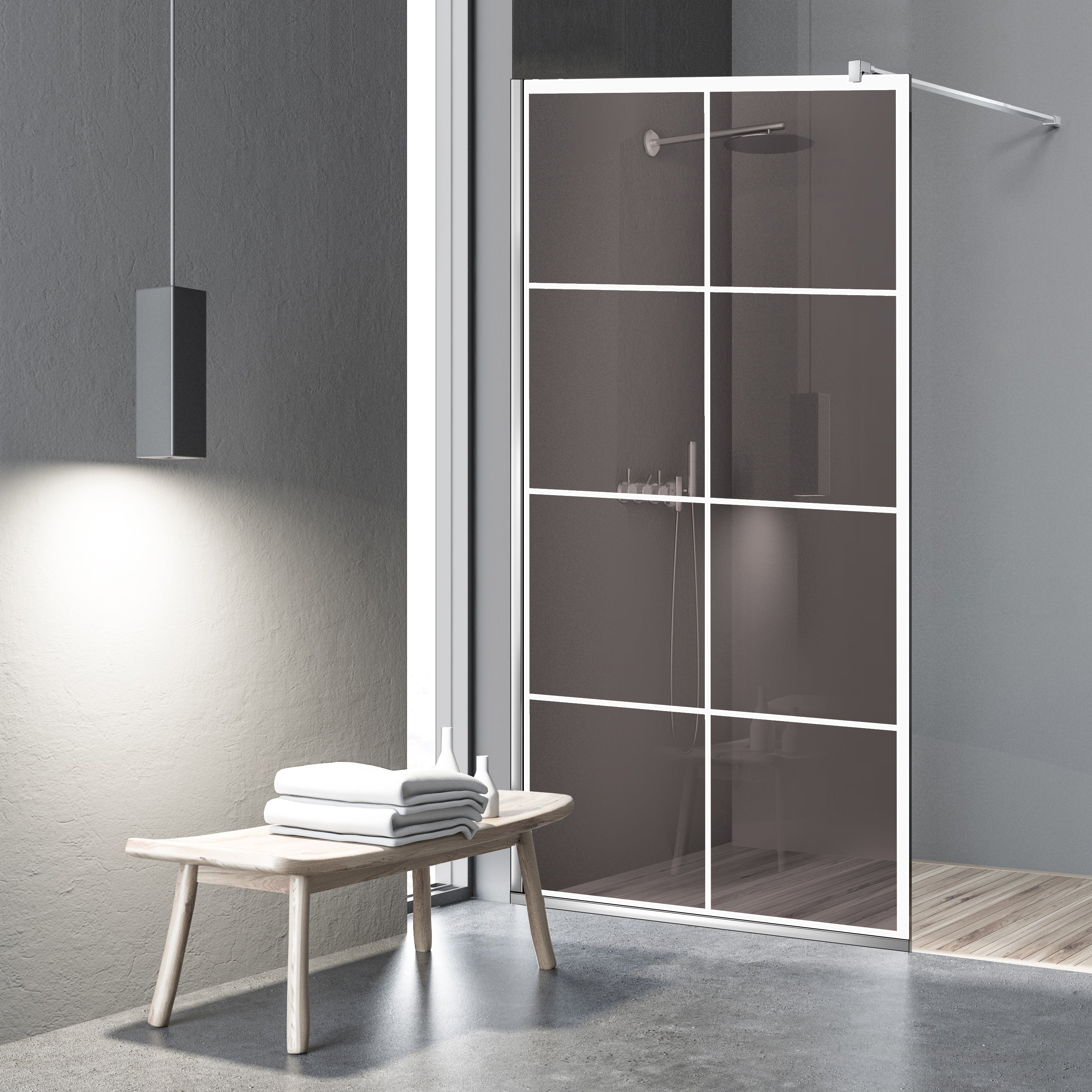 Shower Screens Walk-in, Shower wall Stainless steel, #Bronze #Bronze