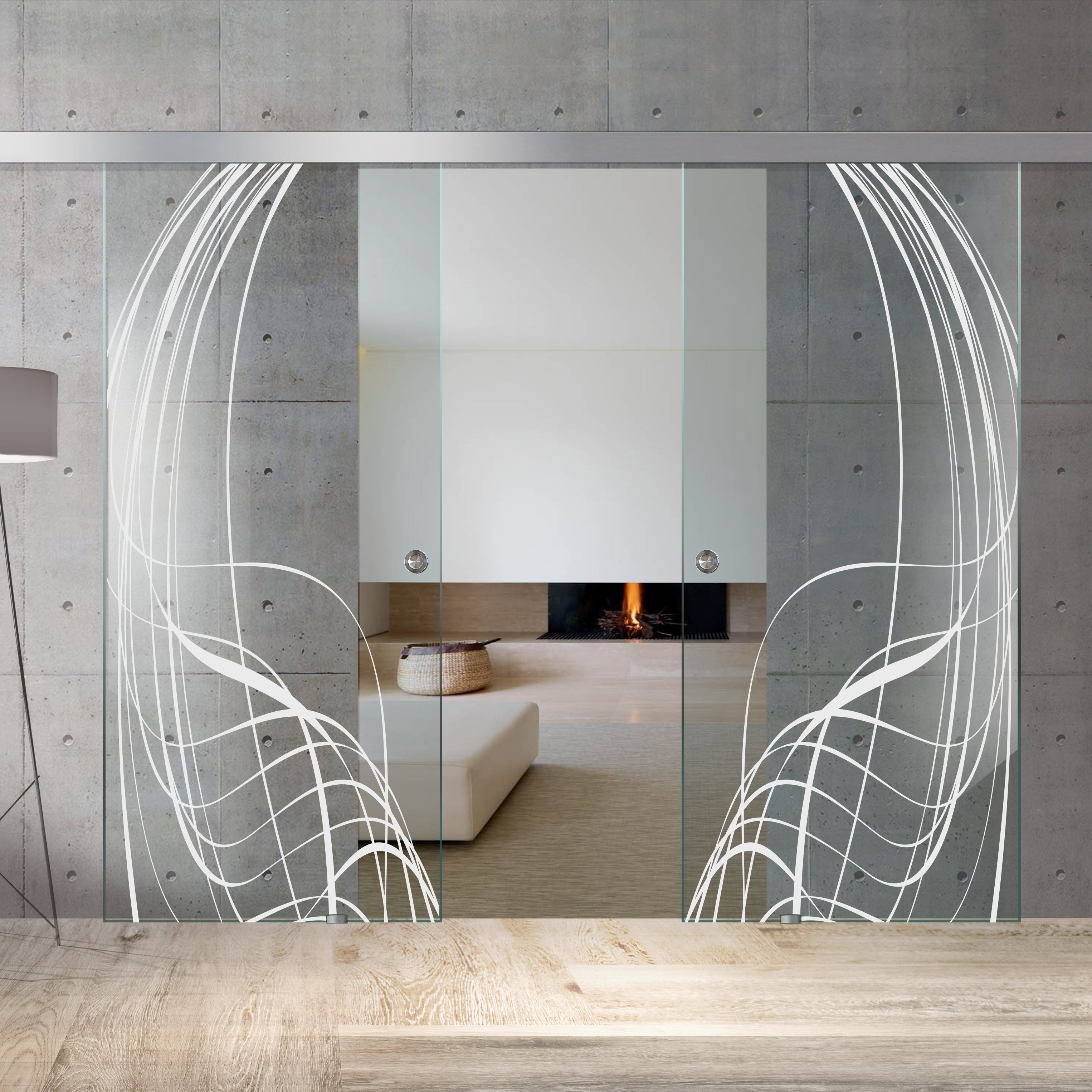 Sliding glass door, interior Glass door #Clear