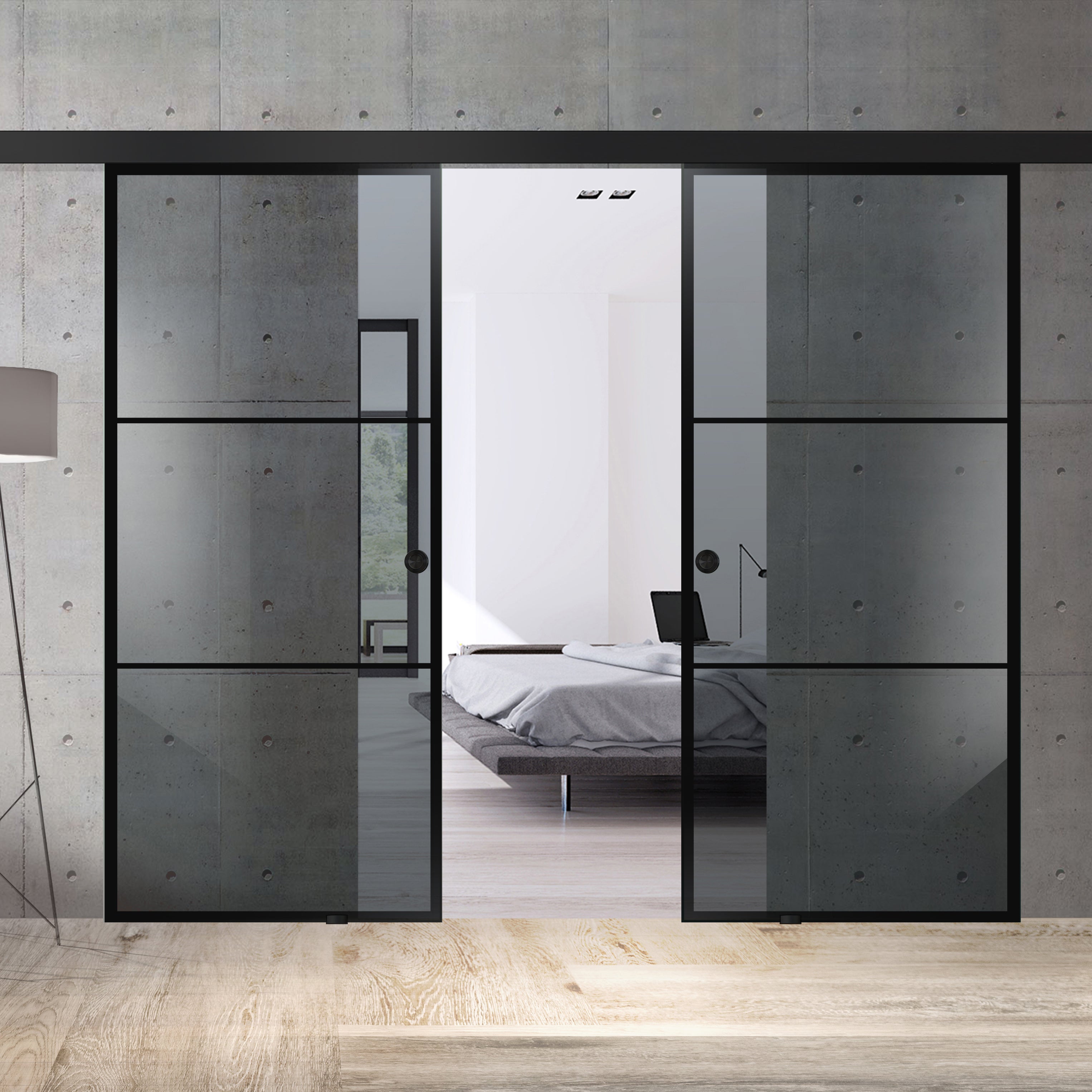 Sliding glass door, interior Glass door #Satiné