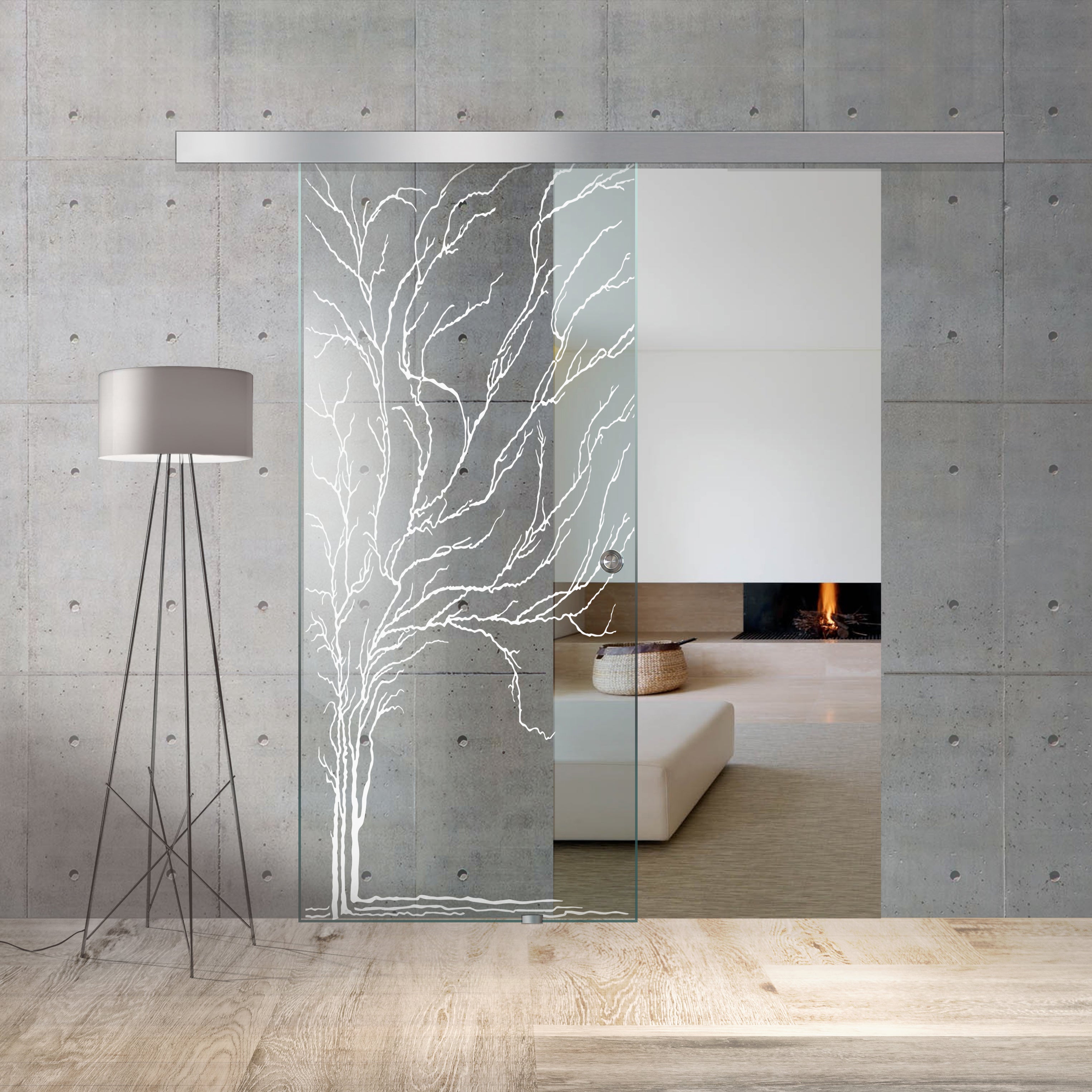 Sliding glass door, interior Glass door #Clear