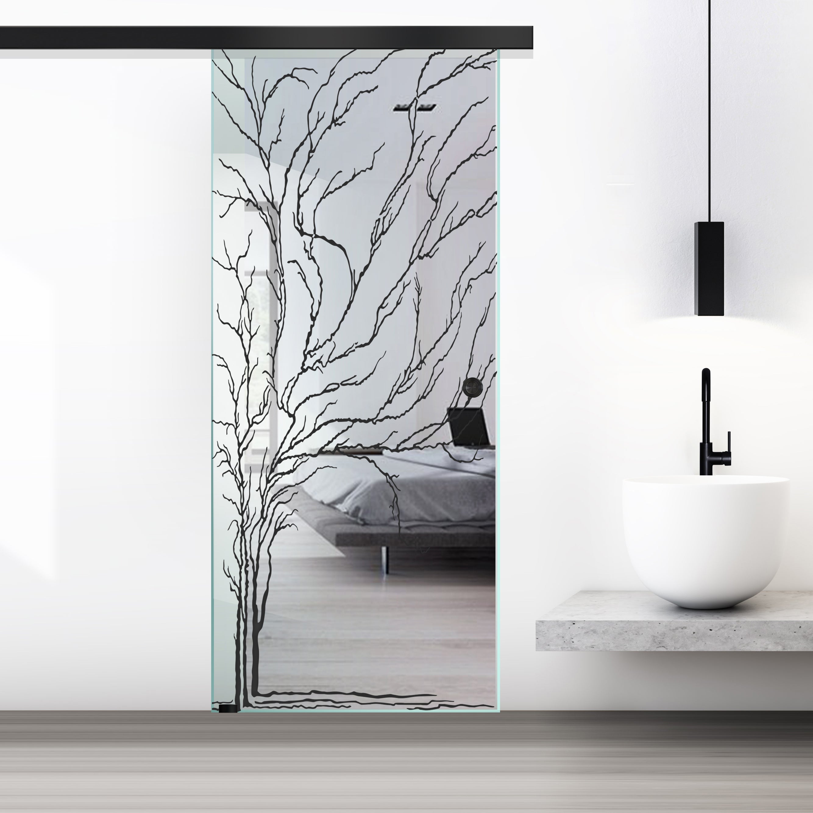 Sliding glass door, interior Glass door #Clear