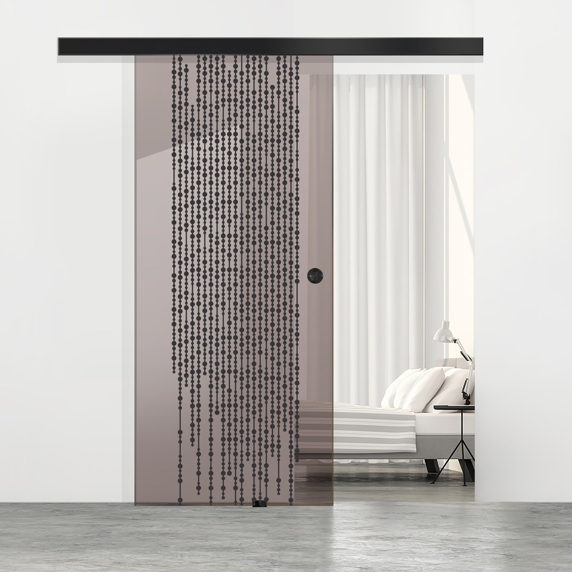 Sliding glass door, interior Glass door #Bronze