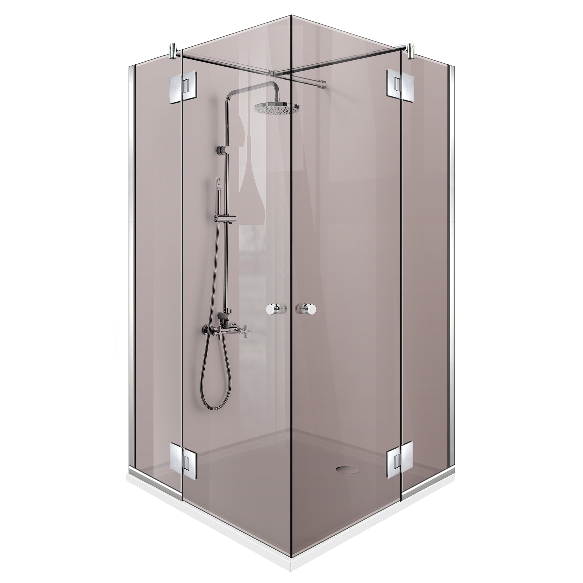 Shower enclosure #Bronze