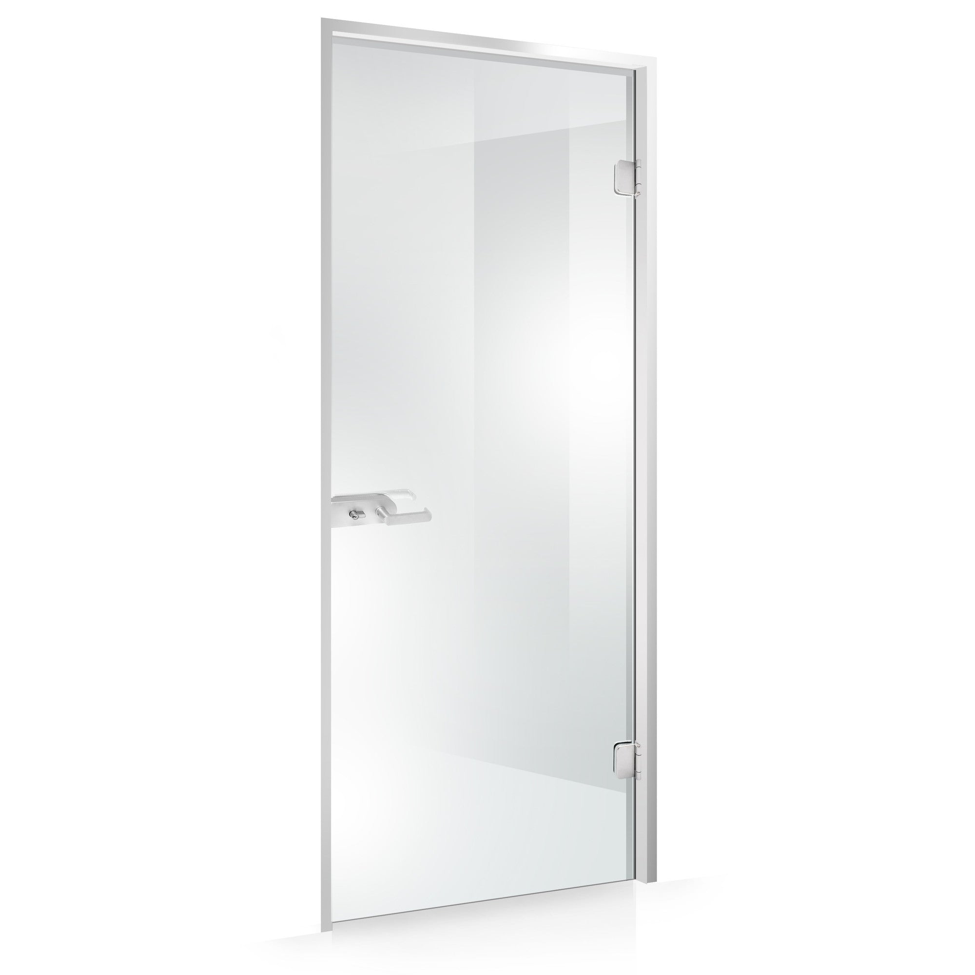 Framed glass door #Clear