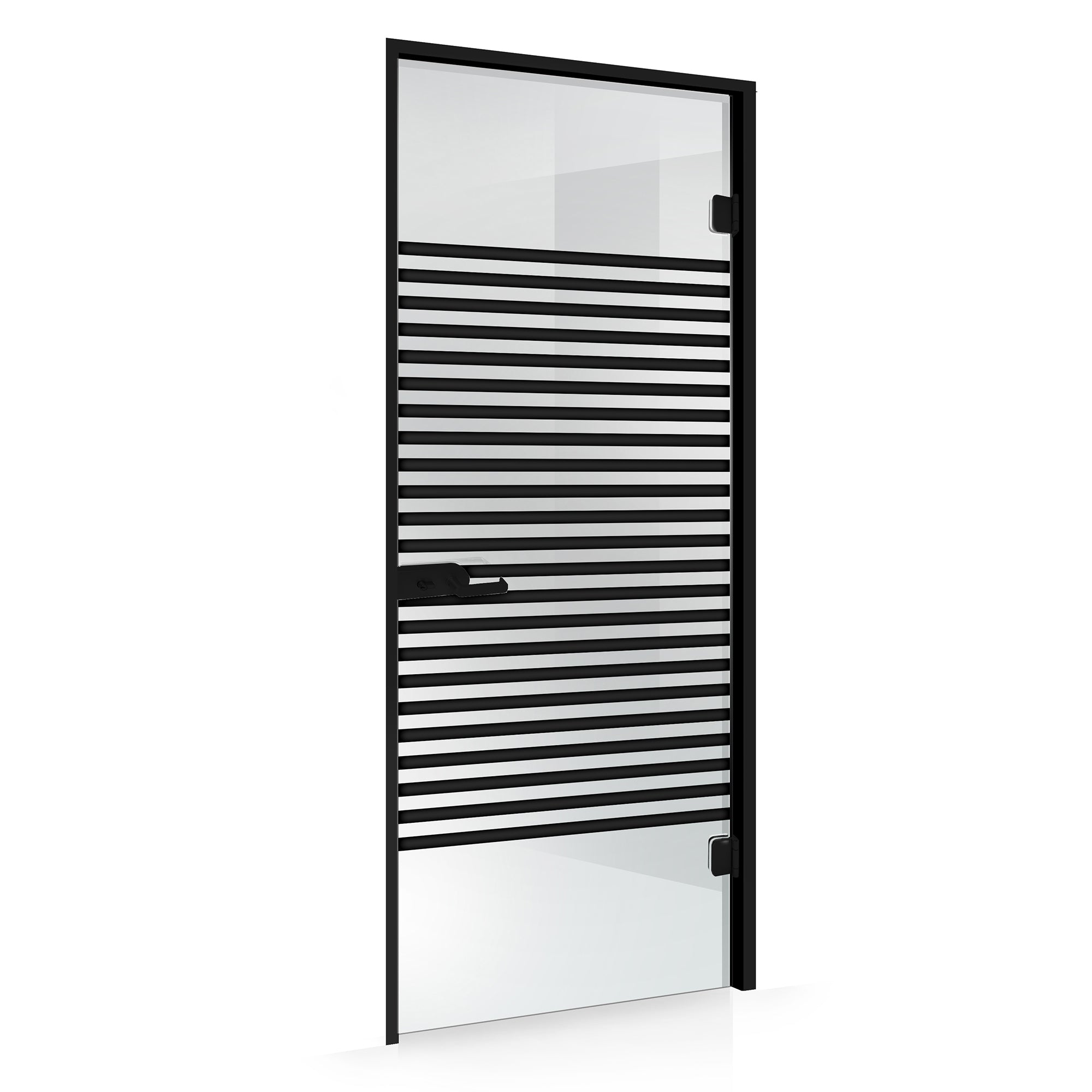 Framed glass door #Clear