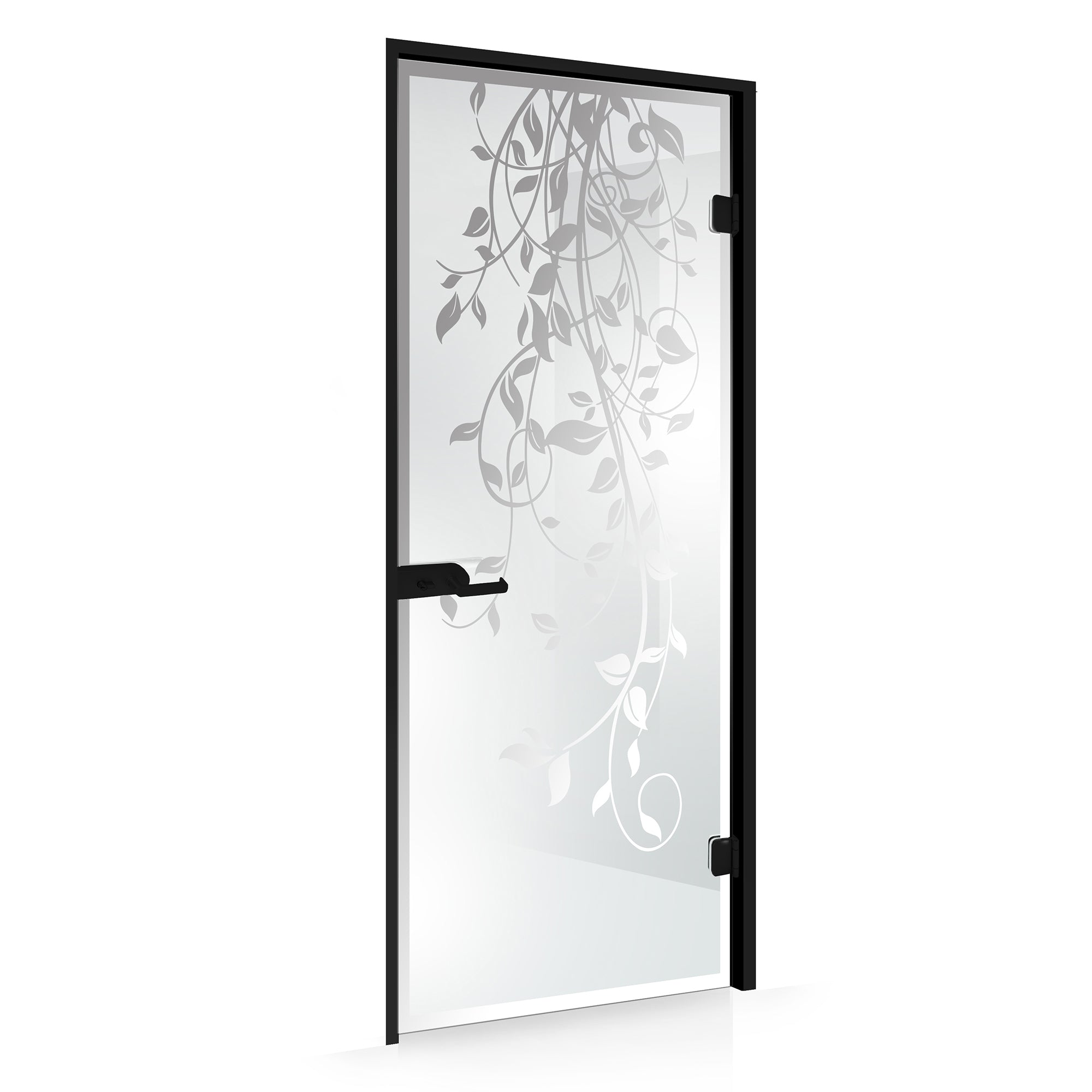 Framed glass door #Clear