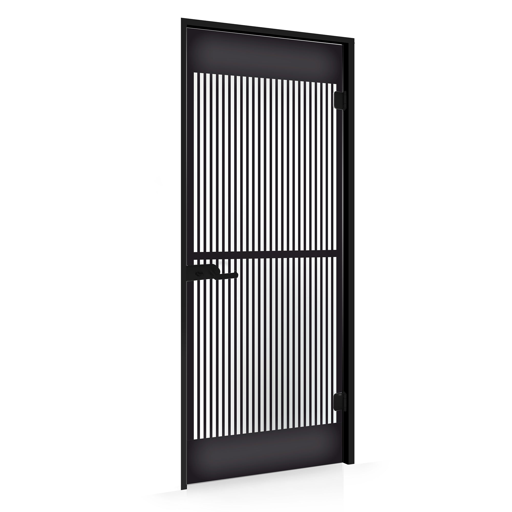 Framed glass door #Satin