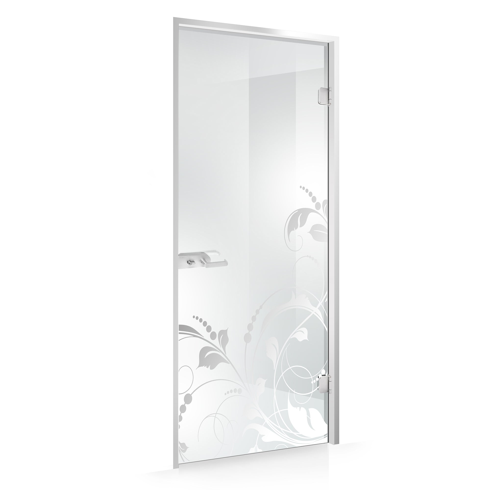 Framed glass door #Clear