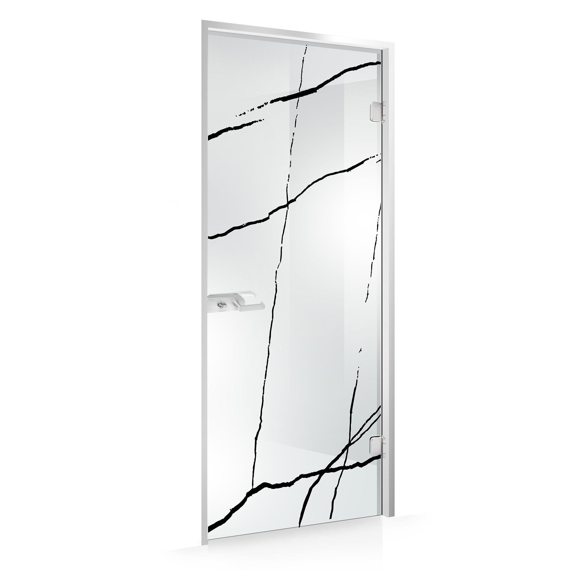 Framed glass door #Clear