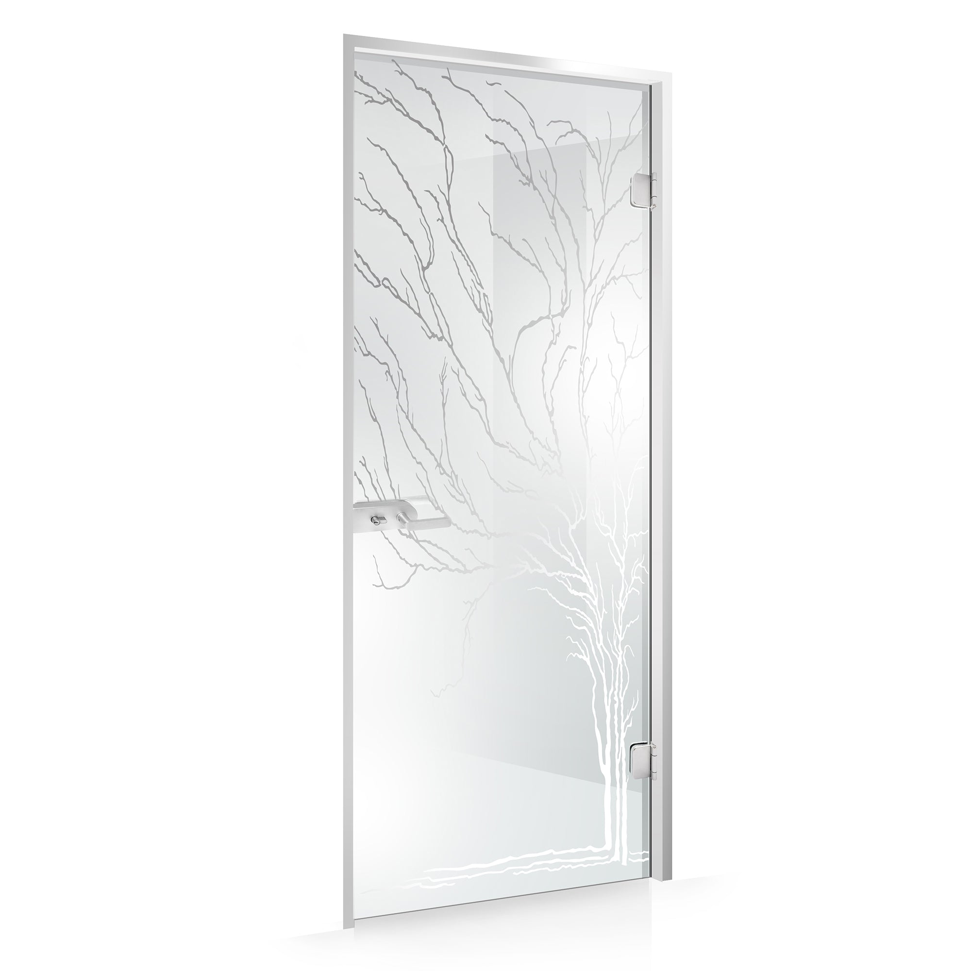 Framed glass door #Clear