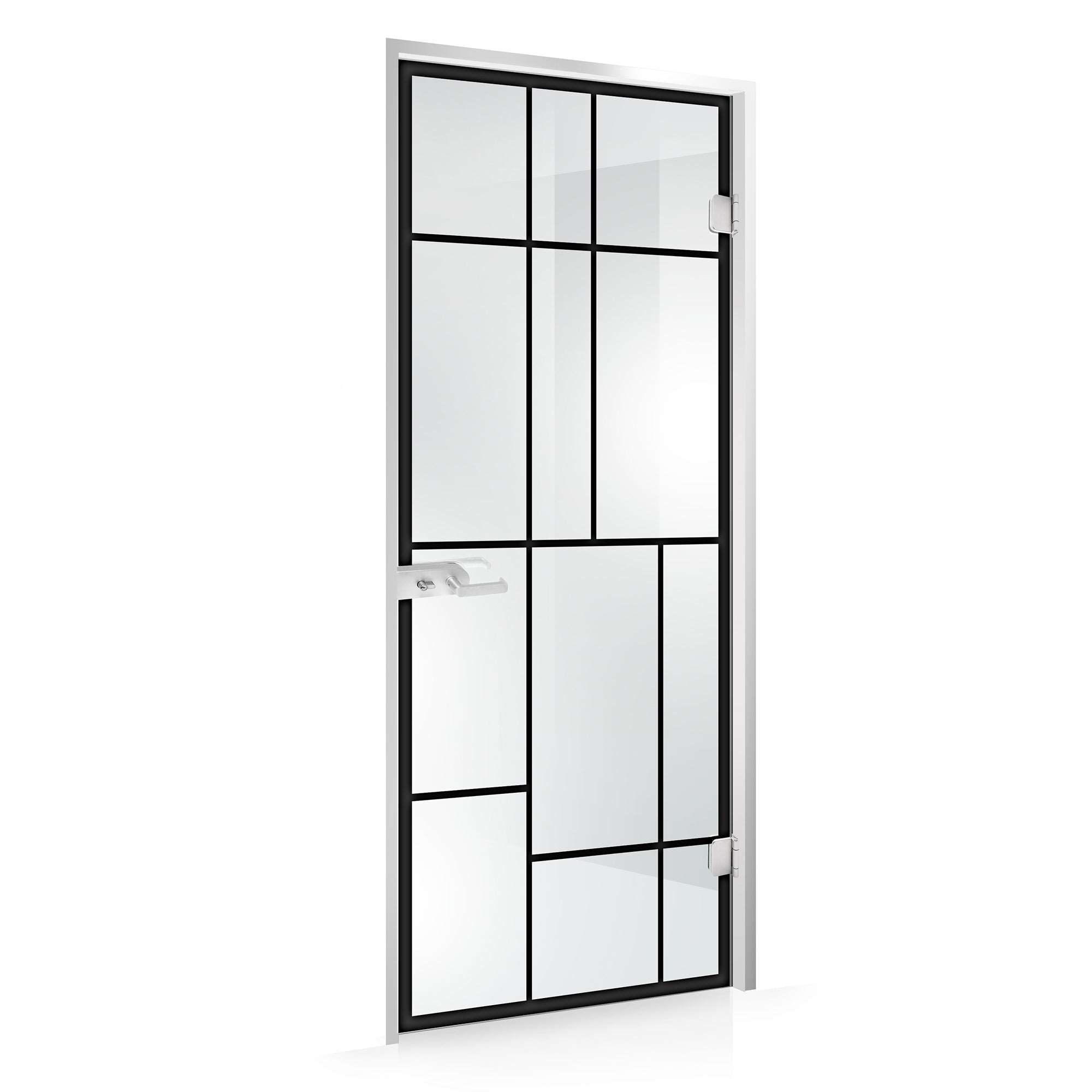 Framed glass door #Clear