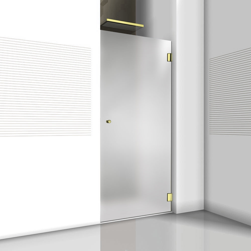 Shower Doors golden #Satiné