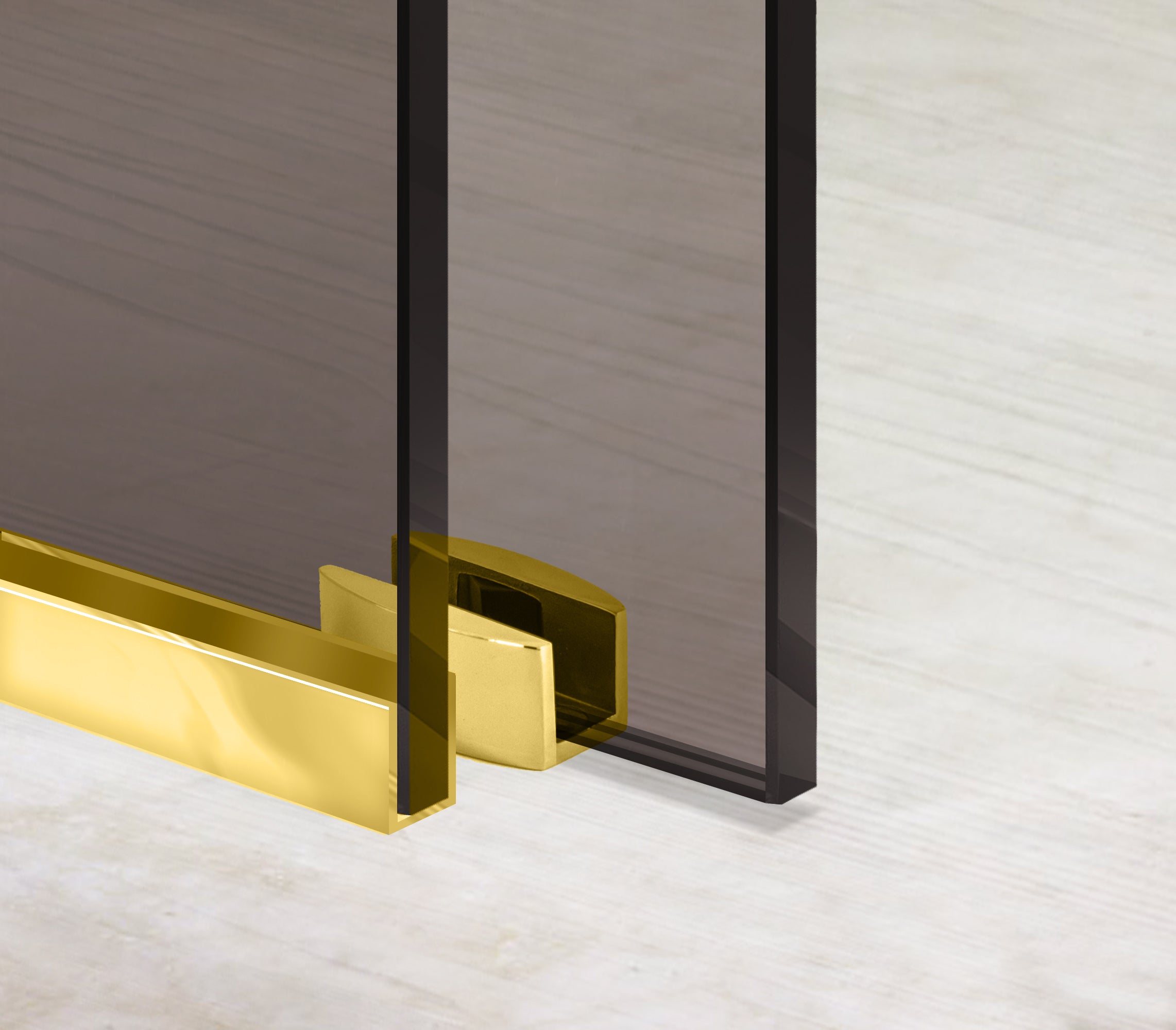 Bath screen, Bath screen Stainless steel #Bronze