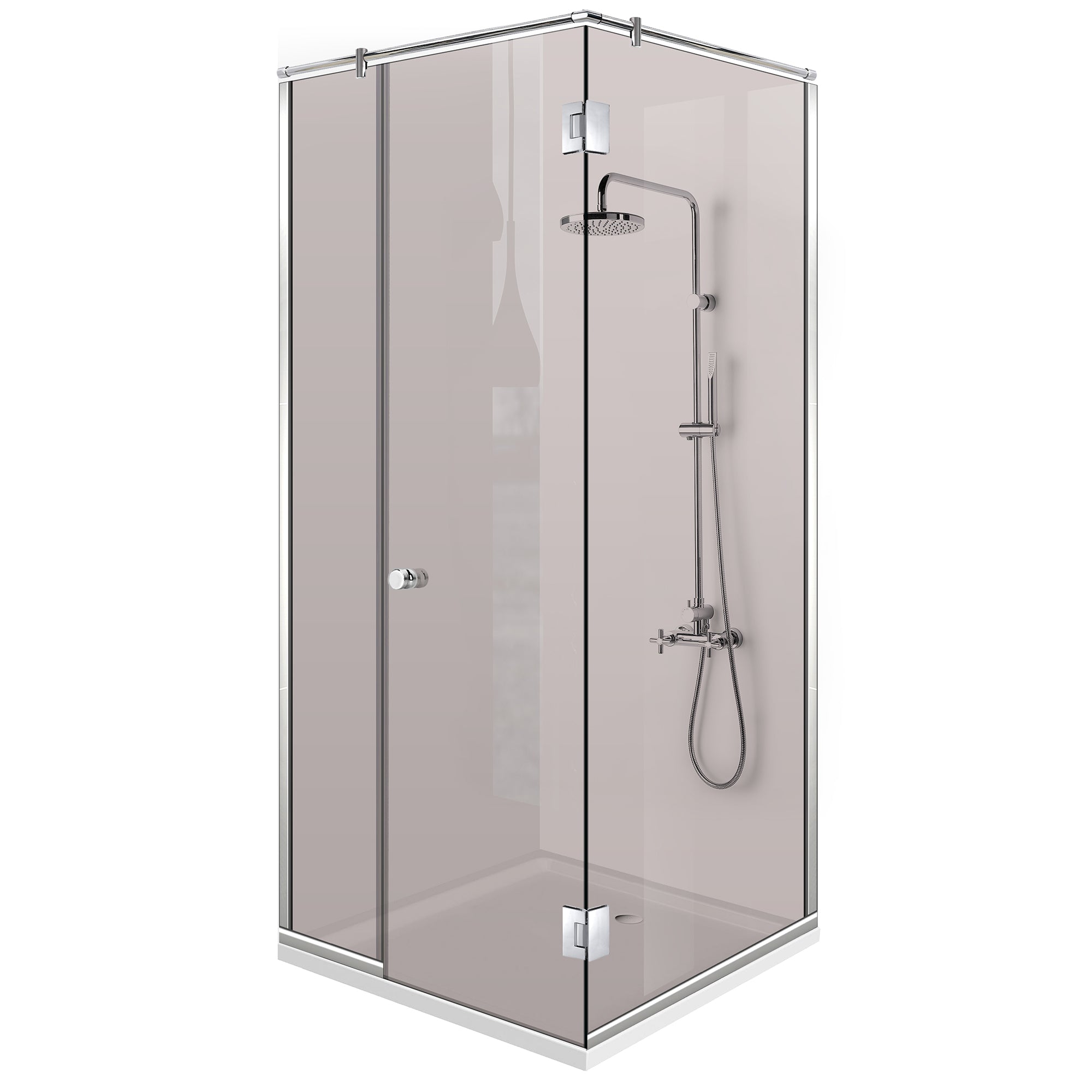 Shower enclosure #Bronze