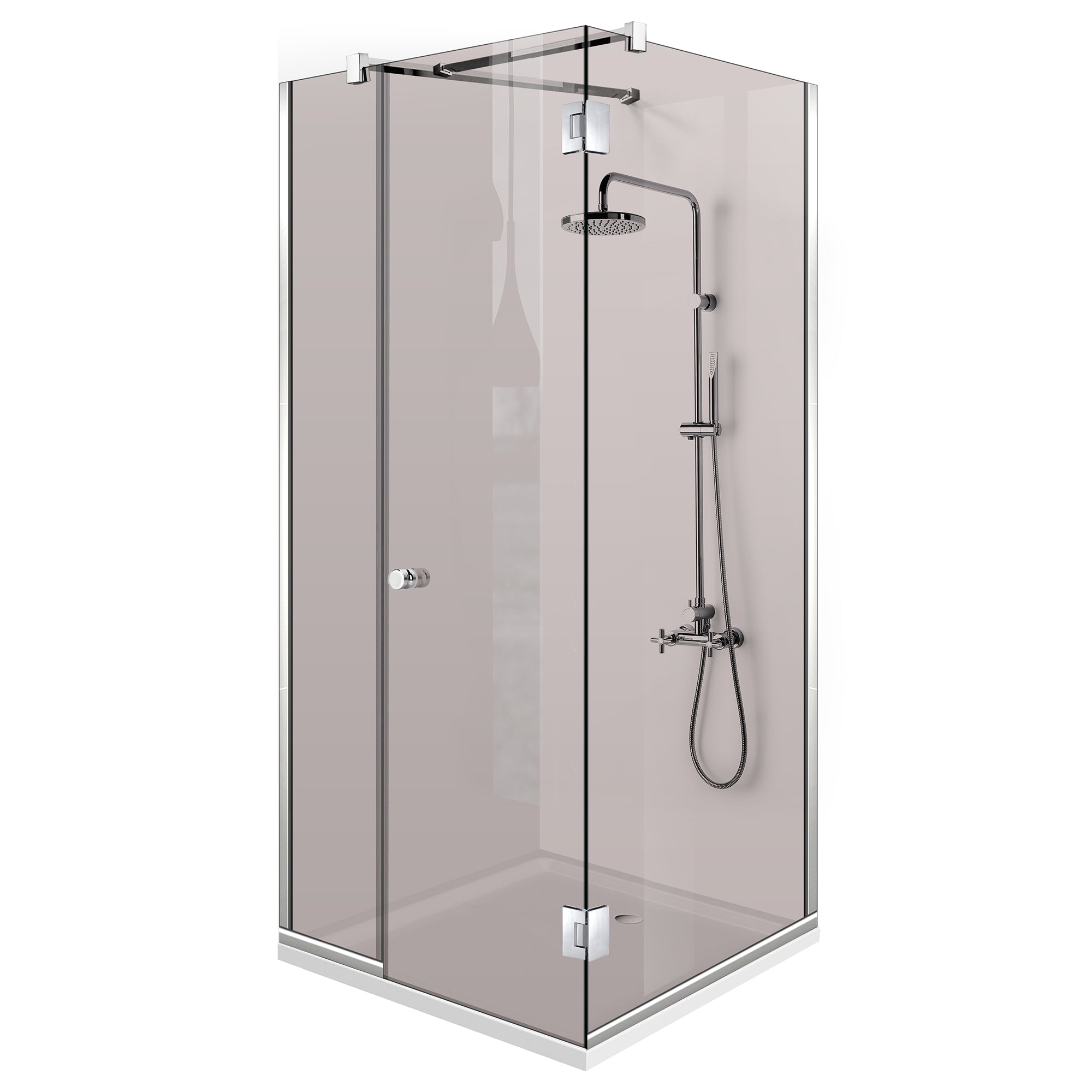Shower enclosure #Bronze