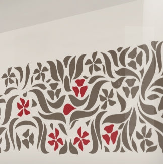 Painted glass for kitchen cladding, PROVENCE model