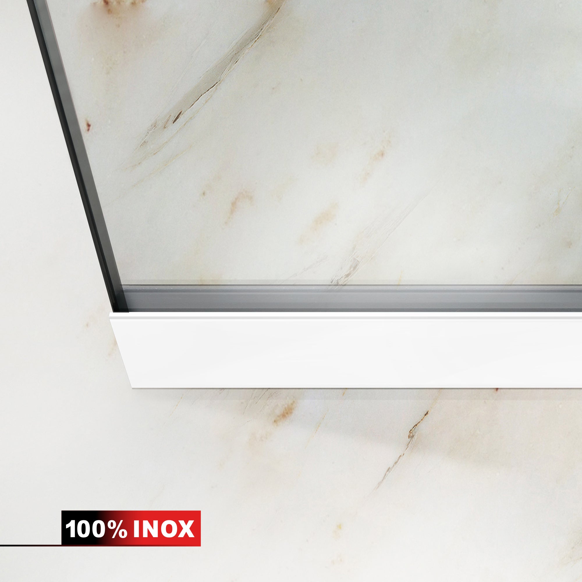 Bath screen, Bath screen Stainless steel