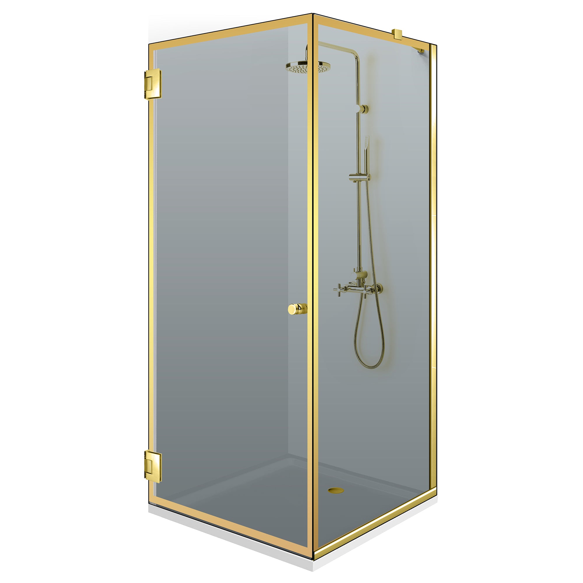 Cabina dus cu usa batanta #Gri