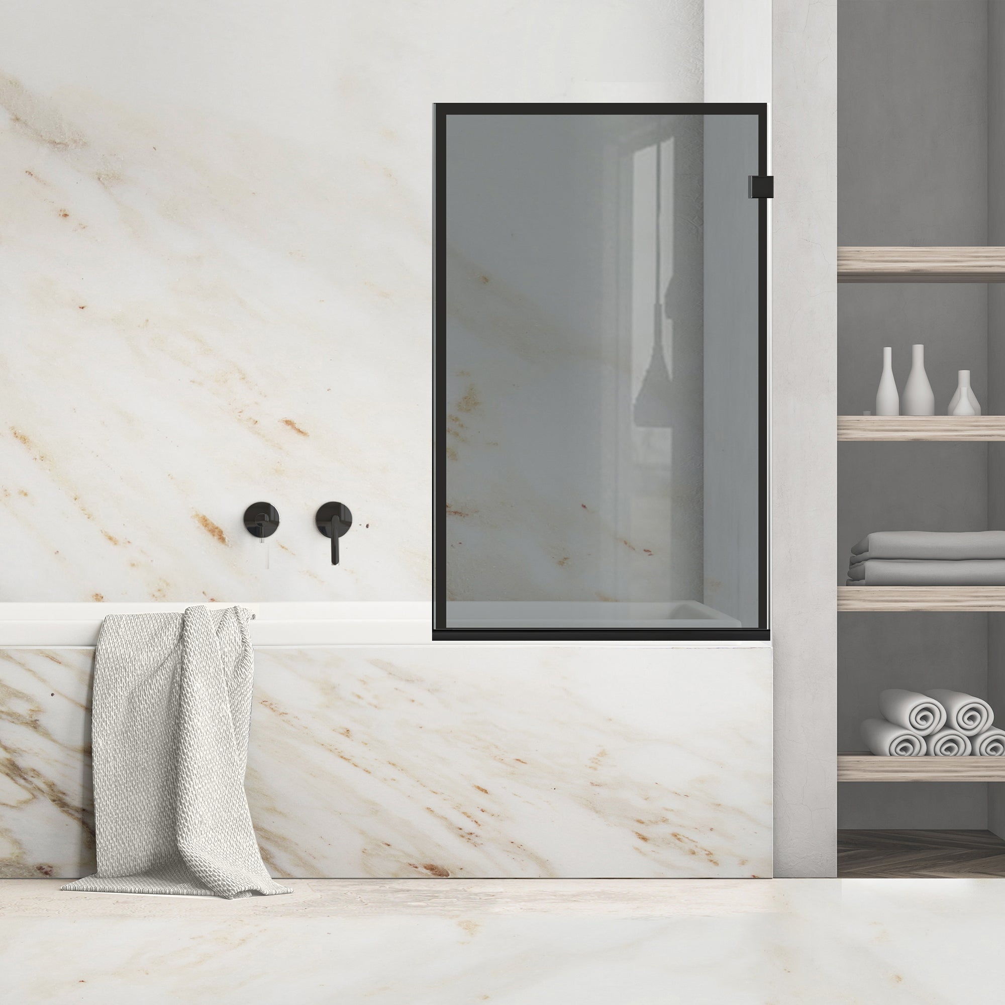 Bath screen, Bath screen Stainless steel