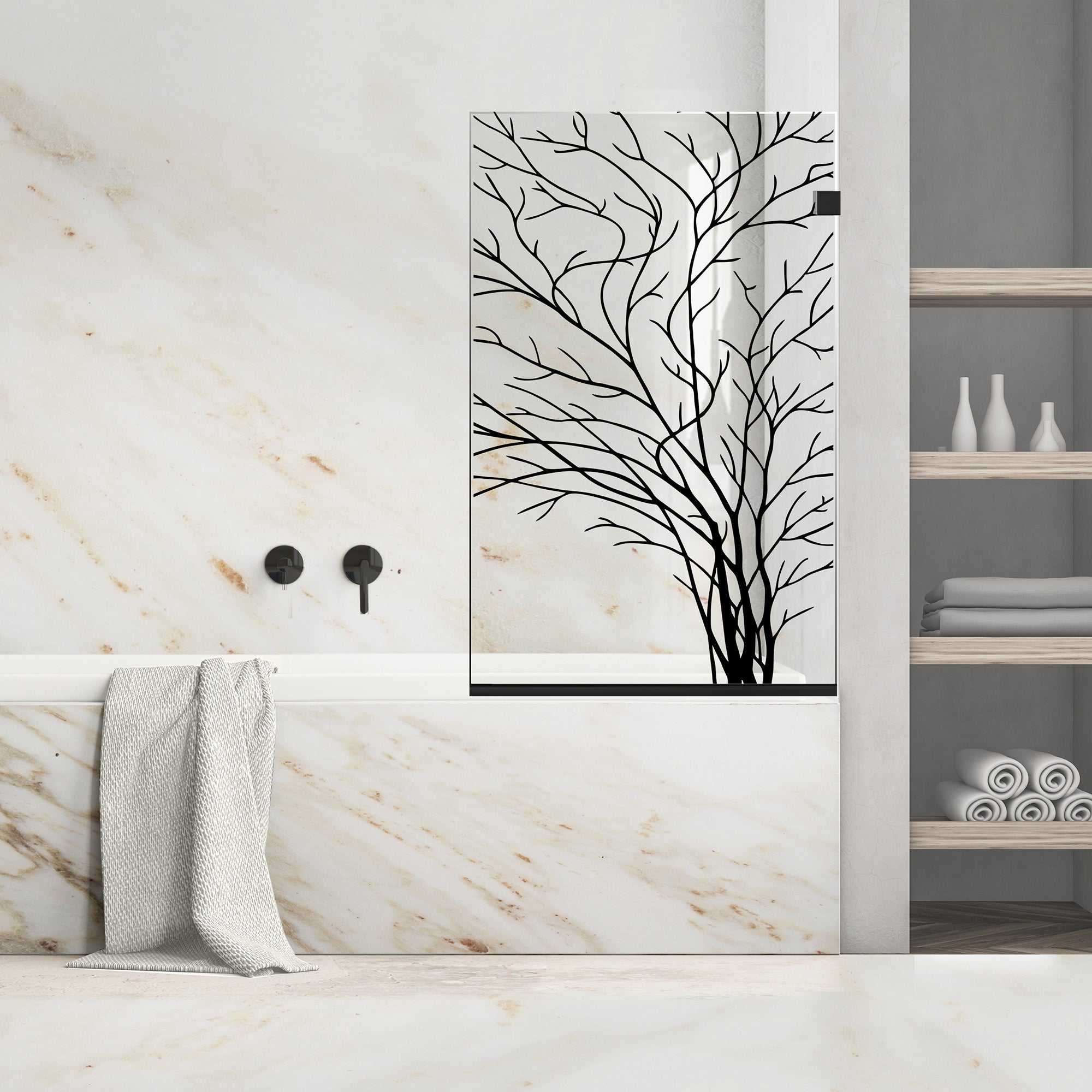 Bath screen, Bath screen Stainless steel