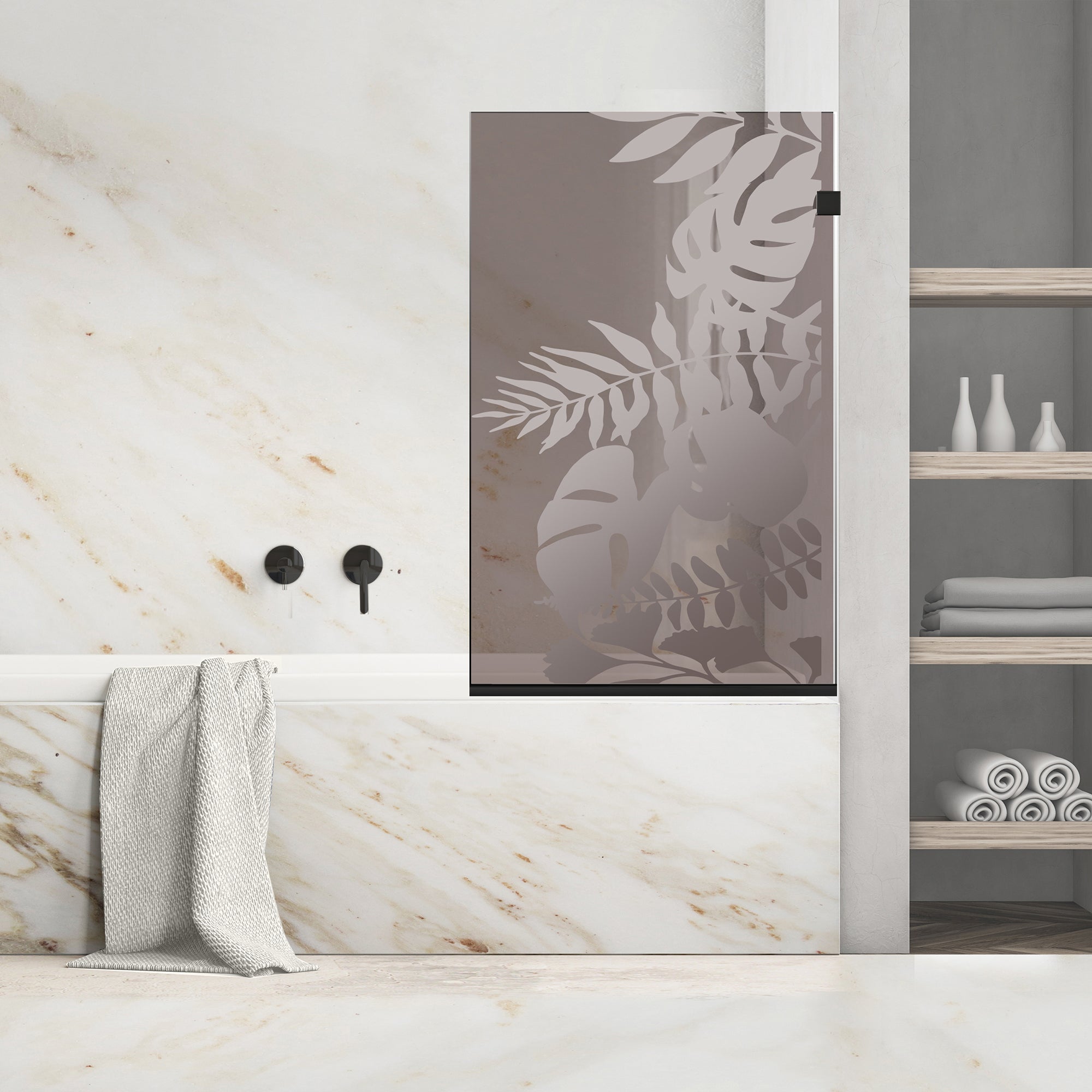 Bath screen, Bath screen Stainless steel