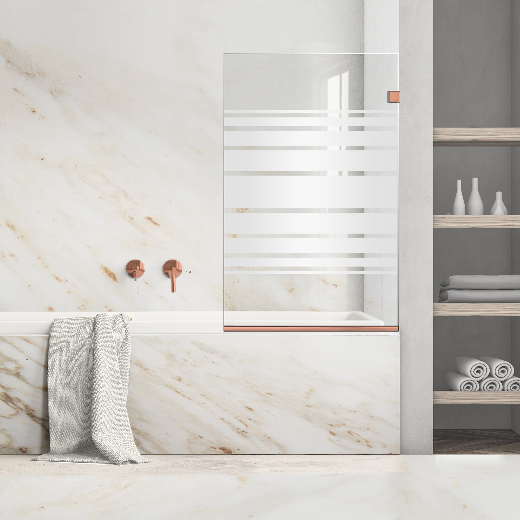 Bath screen, Bath screen Stainless steel