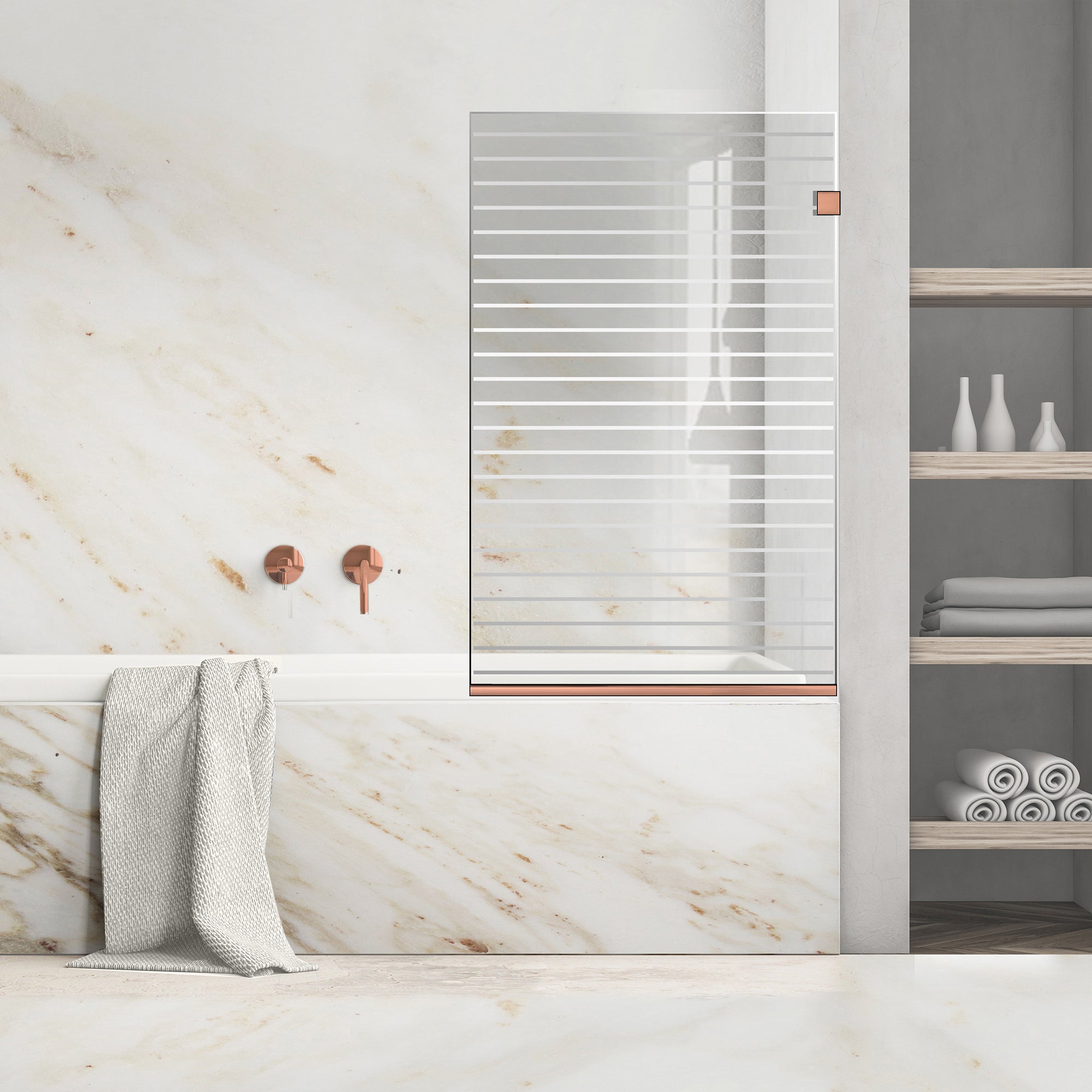 Bath screen, Bath screen Stainless steel