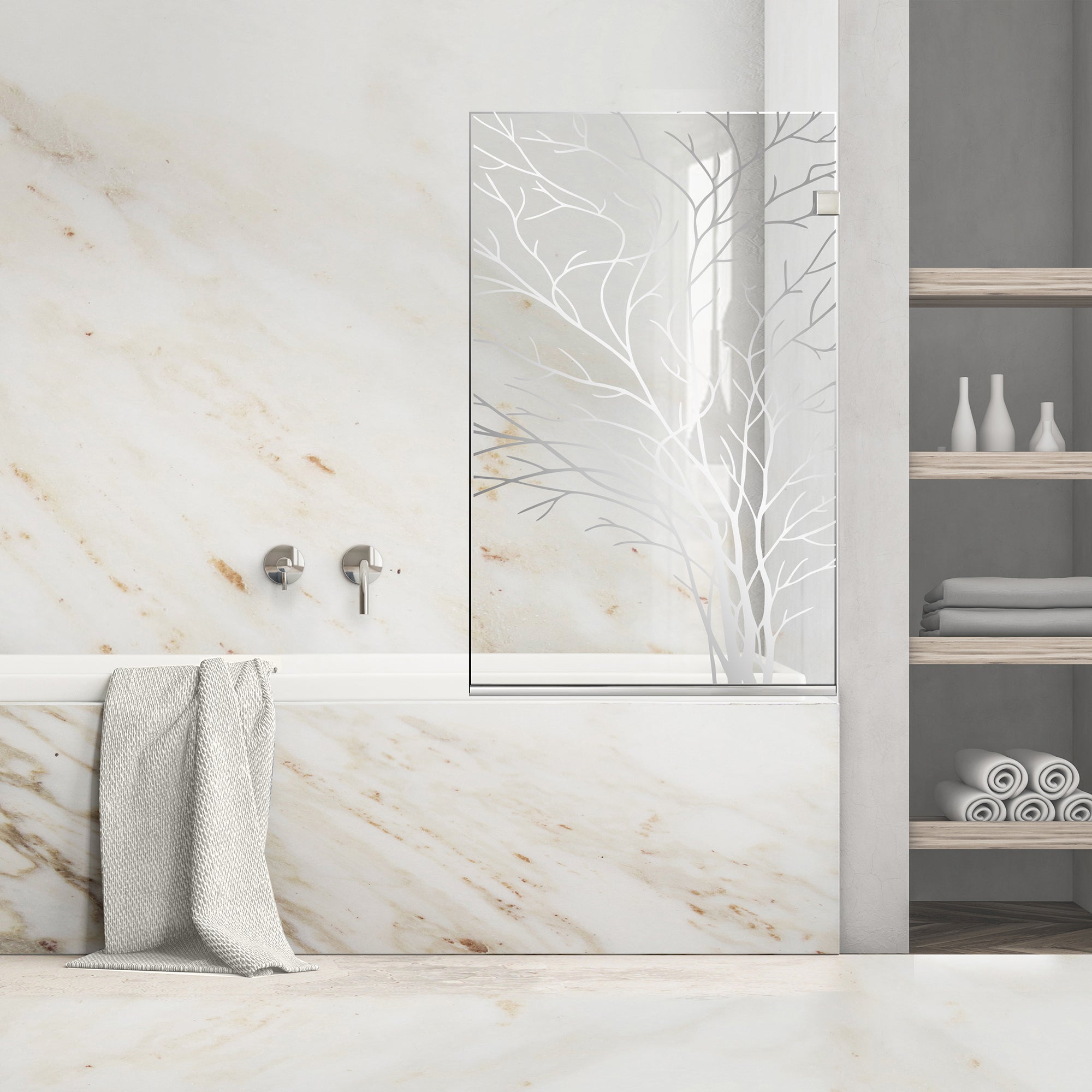 Bath screen, Bath screen Stainless steel
