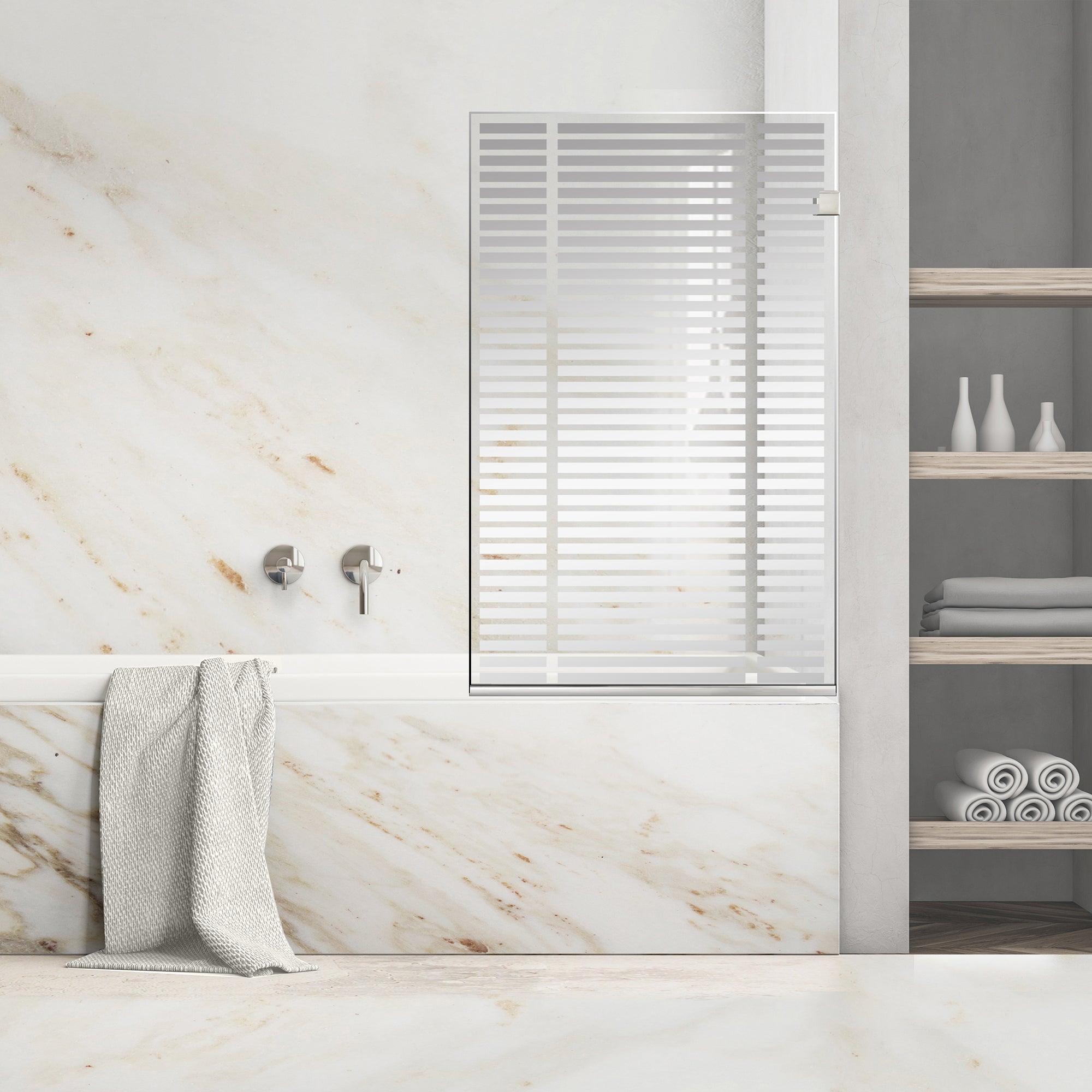Bath screen, Bath screen Stainless steel
