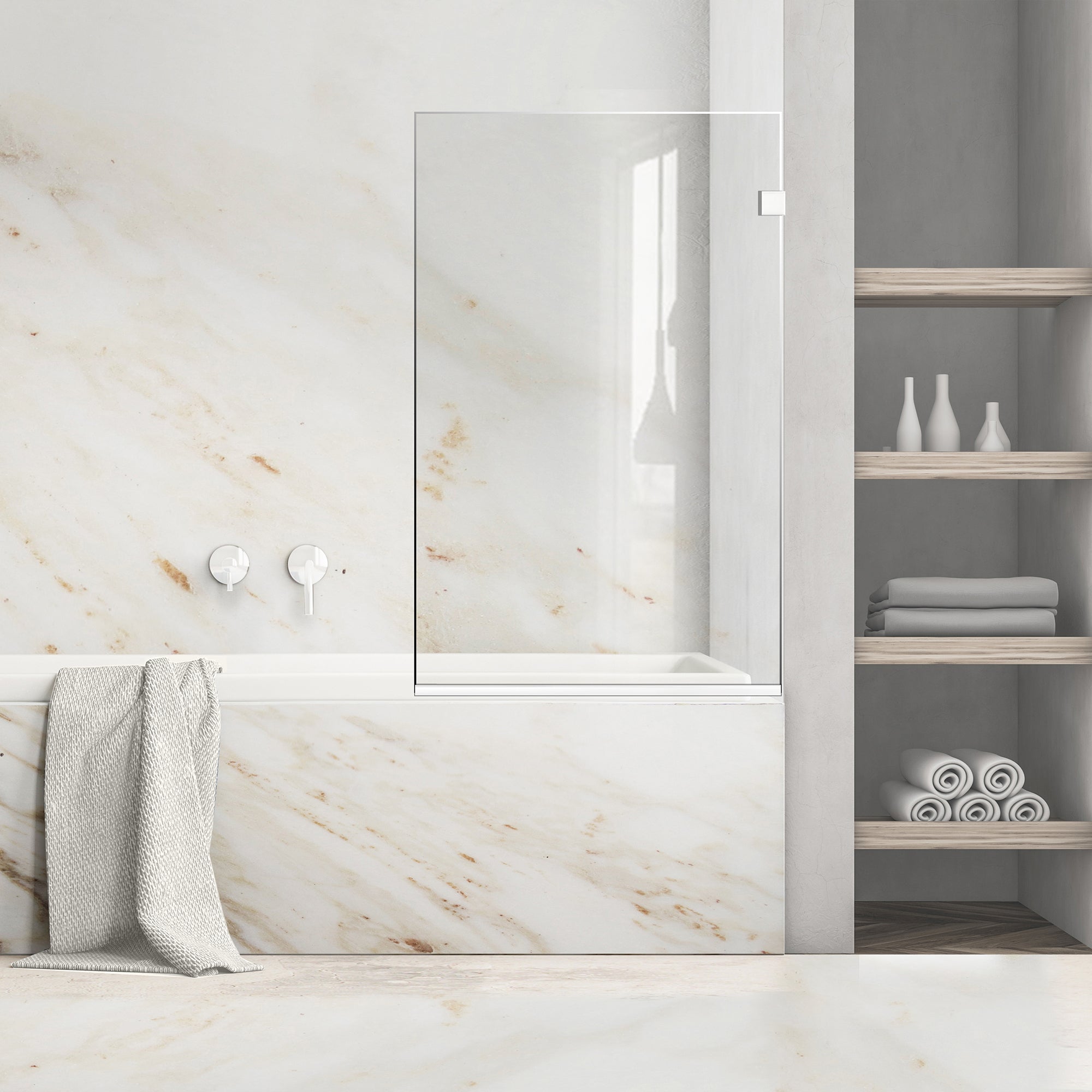 Bath screen, Bath screen Stainless steel